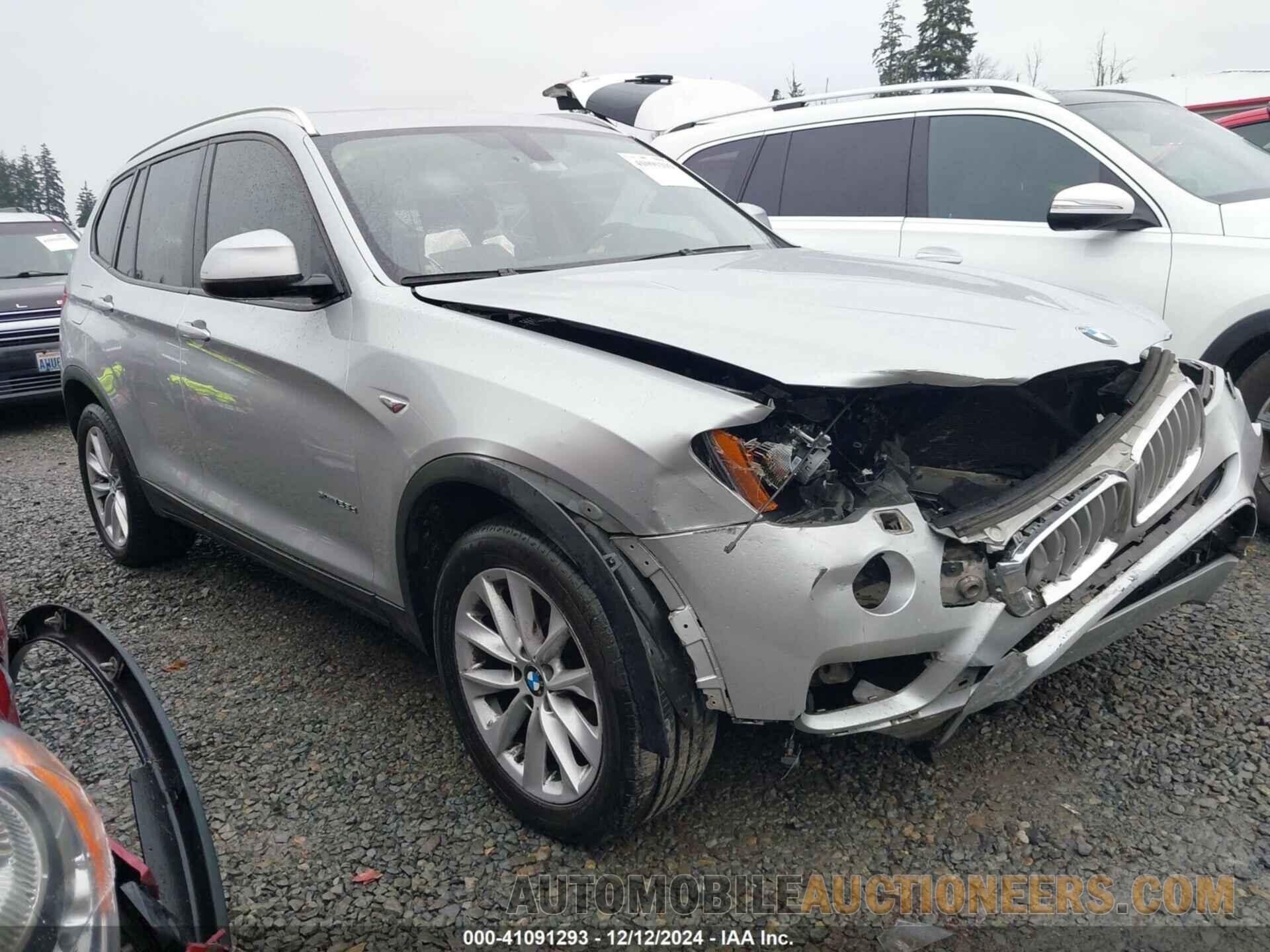 5UXWY3C53F0E97194 BMW X3 2015