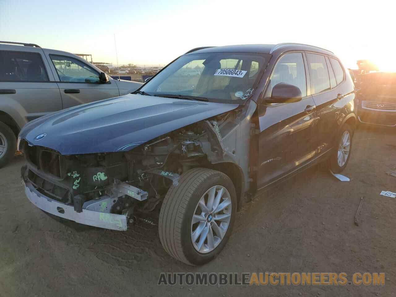 5UXWY3C53G0N88240 BMW X3 2016