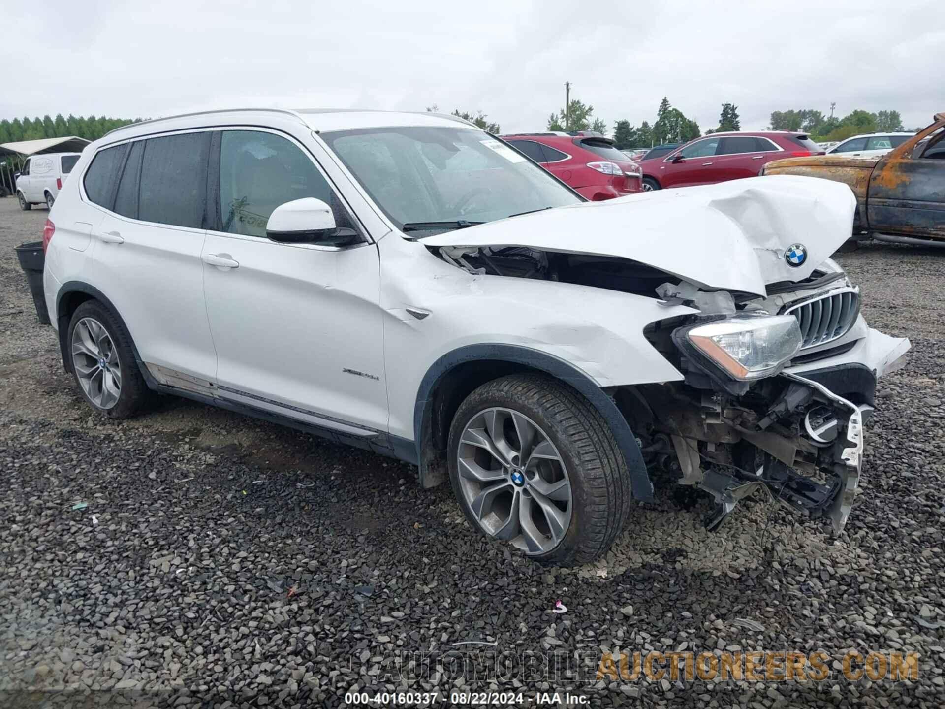 5UXWY3C53G0N88335 BMW X3 2016