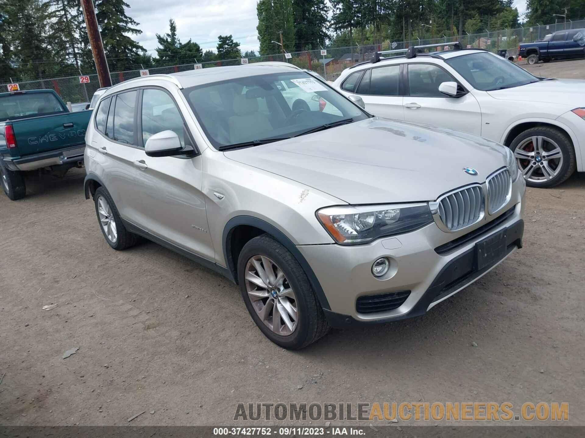 5UXWY3C54F0E95972 BMW X3 2015