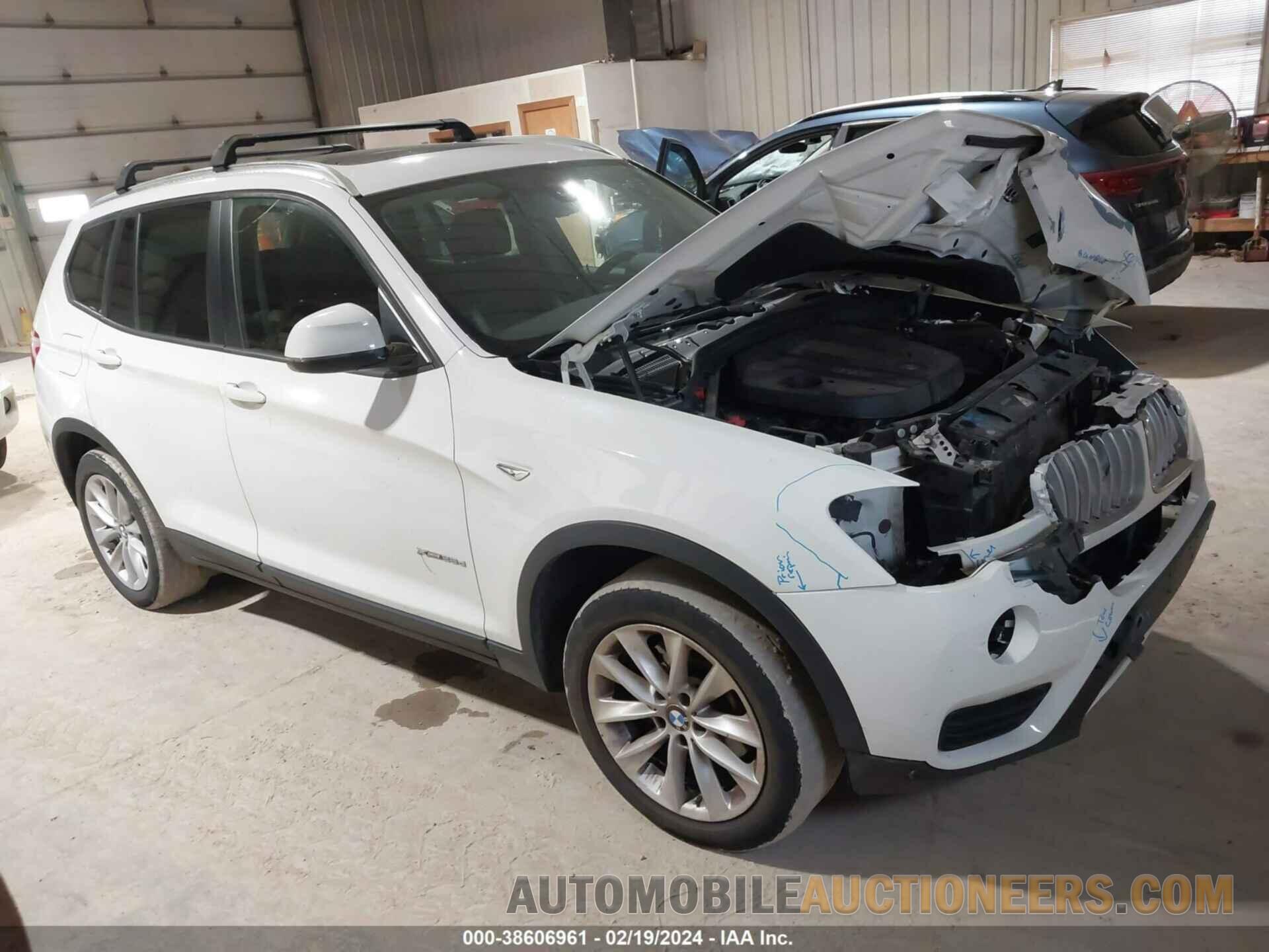 5UXWY3C54F0E97897 BMW X3 2015