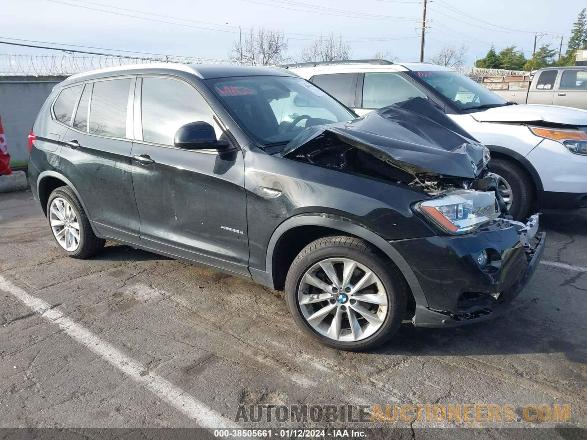 5UXWY3C55F0E95981 BMW X3 2015