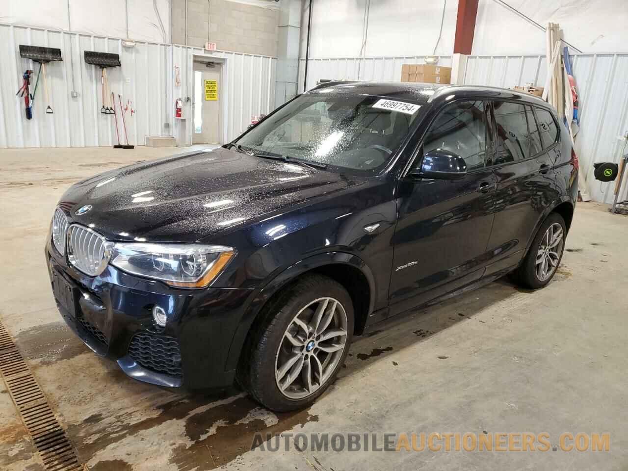 5UXWY3C55G0F84399 BMW X3 2016