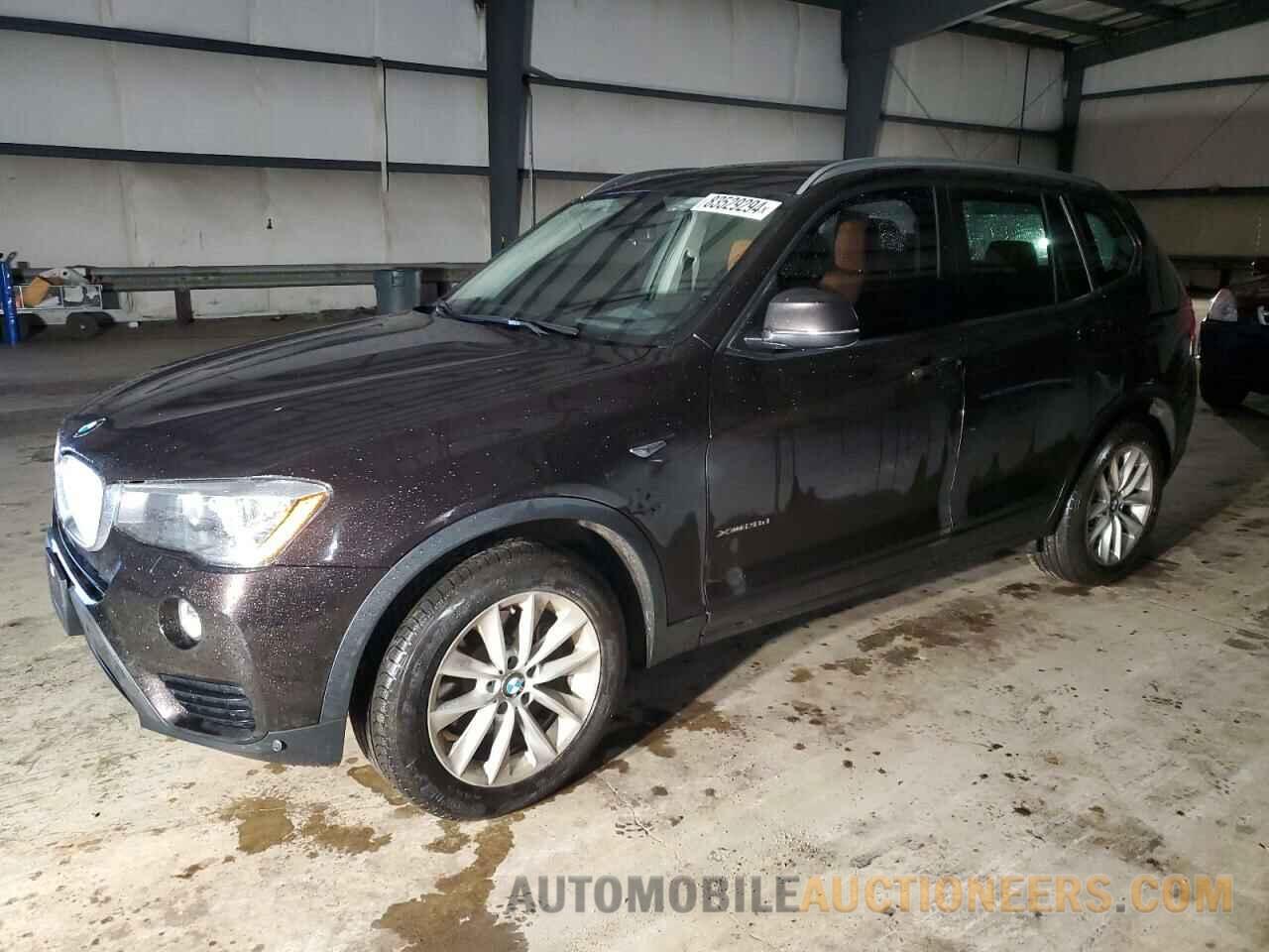 5UXWY3C57F0E97747 BMW X3 2015