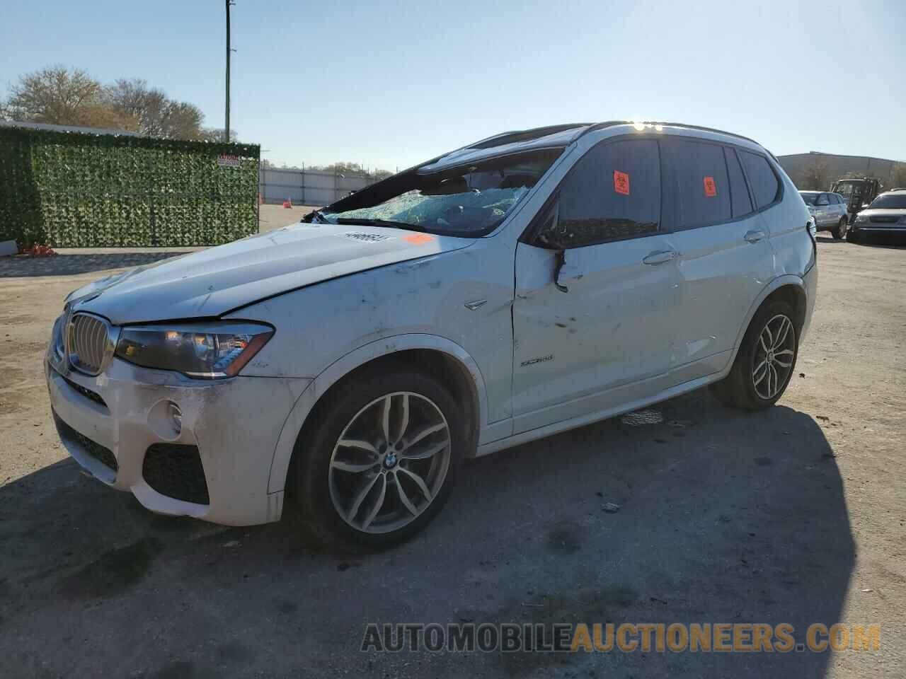 5UXWY3C57G0F84081 BMW X3 2016