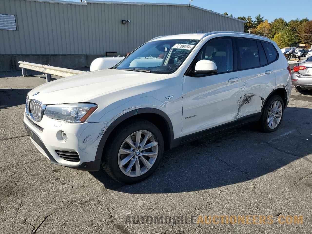 5UXWY3C57G0N86913 BMW X3 2016