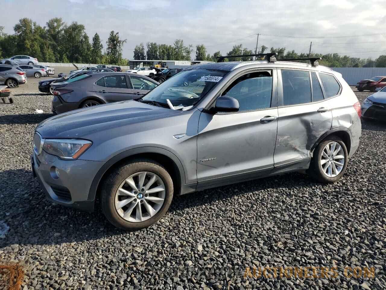 5UXWY3C58F0E96137 BMW X3 2015