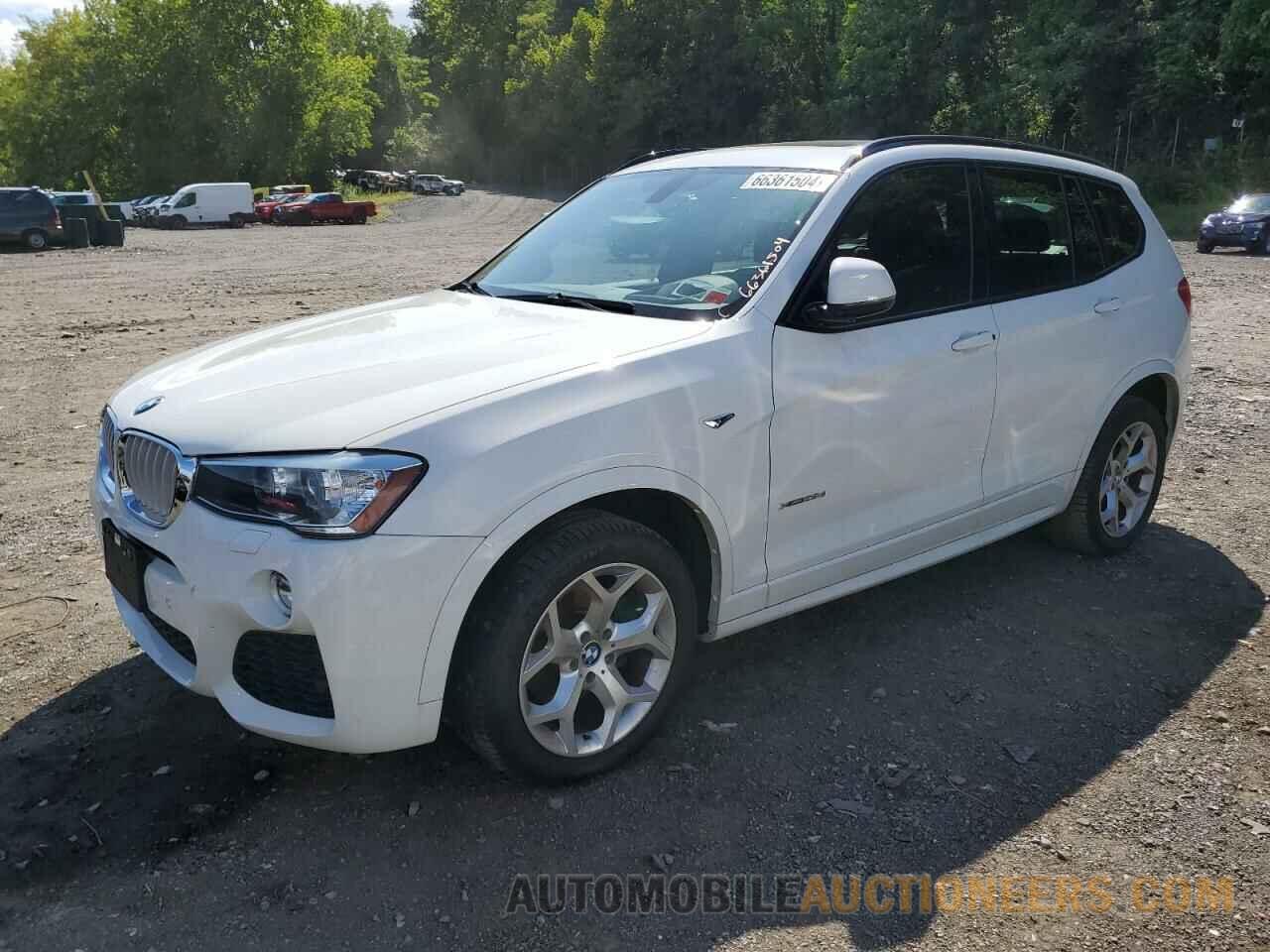 5UXWY3C58G0F84400 BMW X3 2016