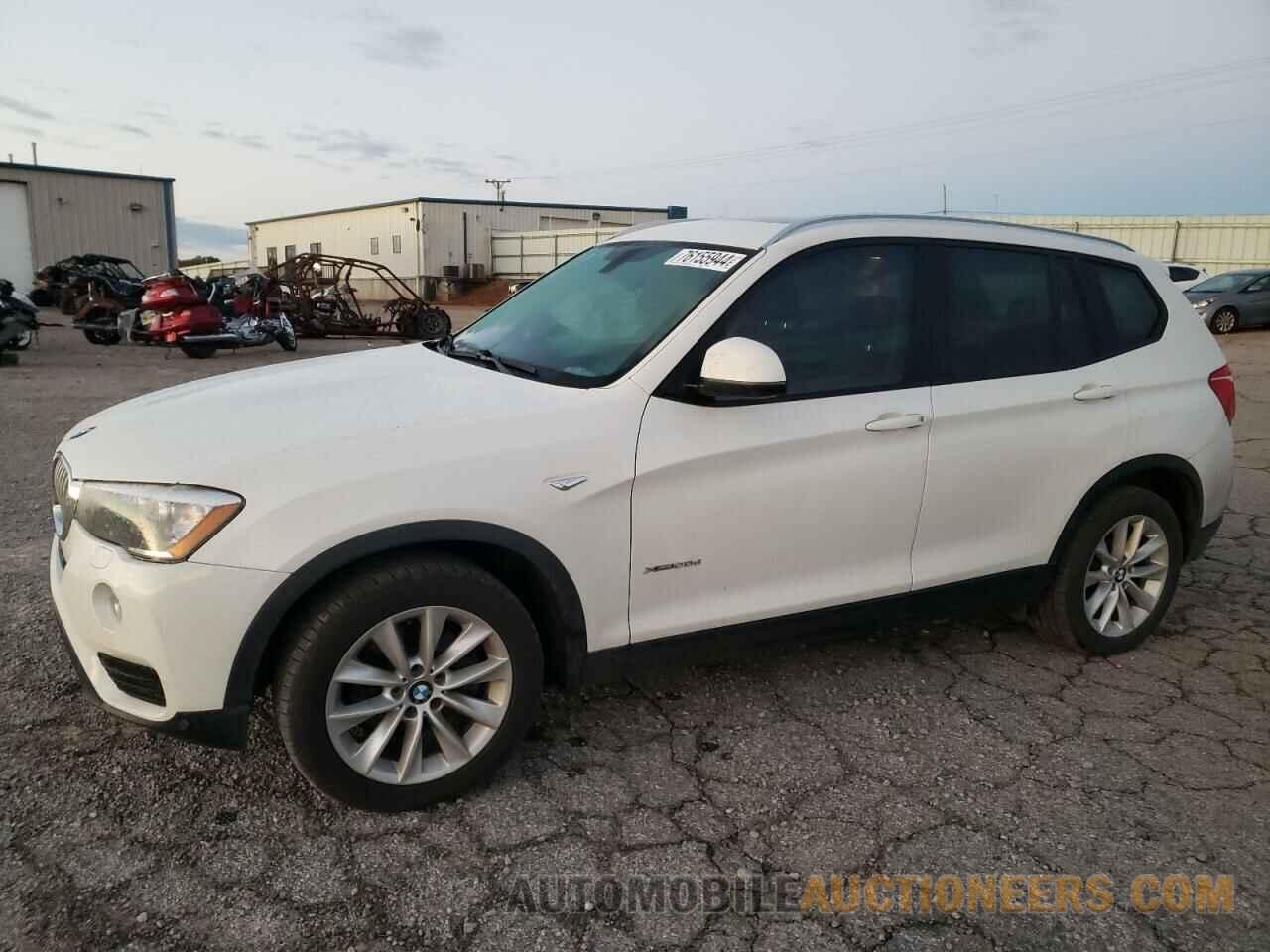 5UXWY3C59F0E97927 BMW X3 2015