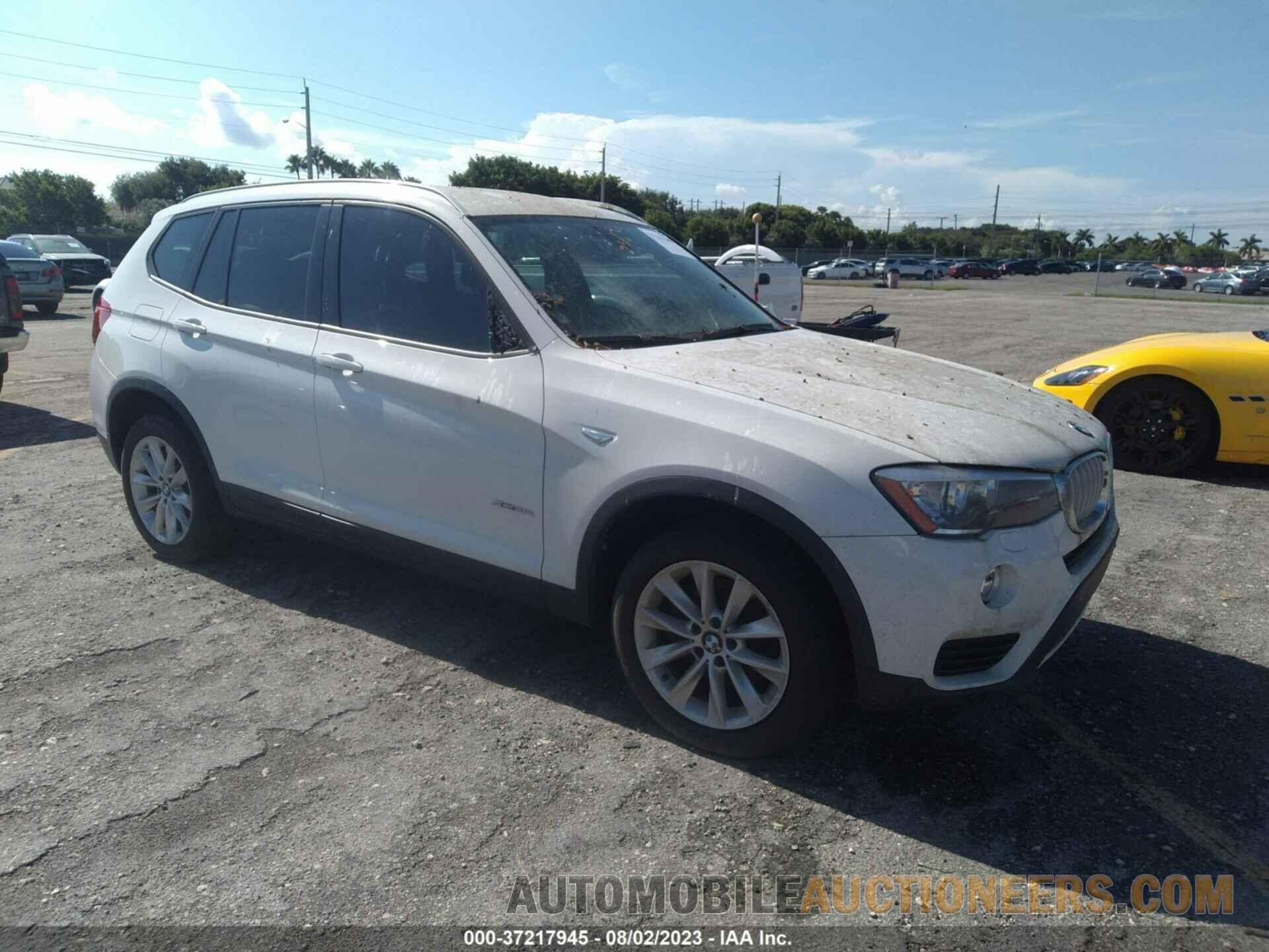 5UXWZ7C30H0V88877 BMW X3 2017