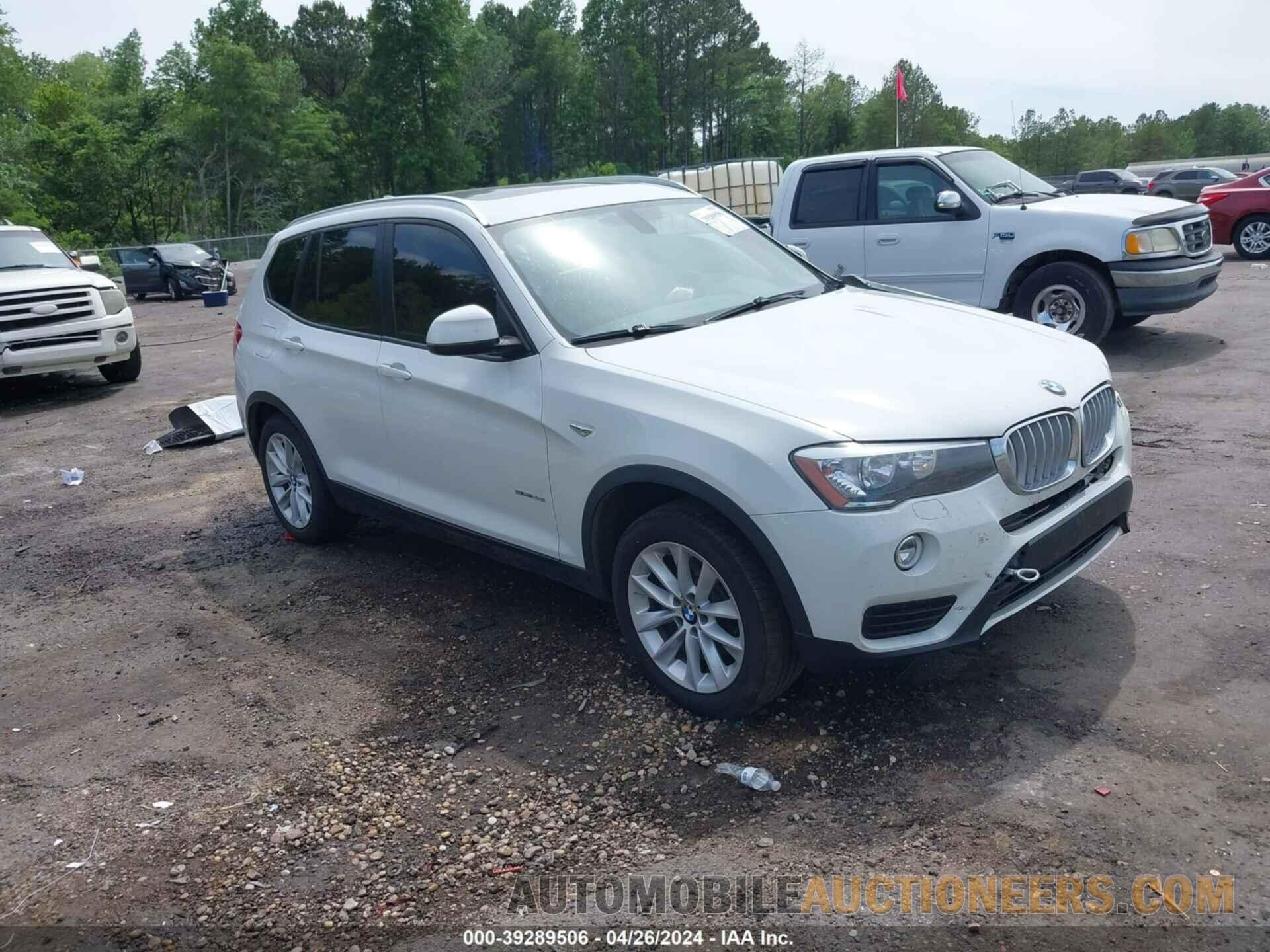 5UXWZ7C30H0V90063 BMW X3 2017