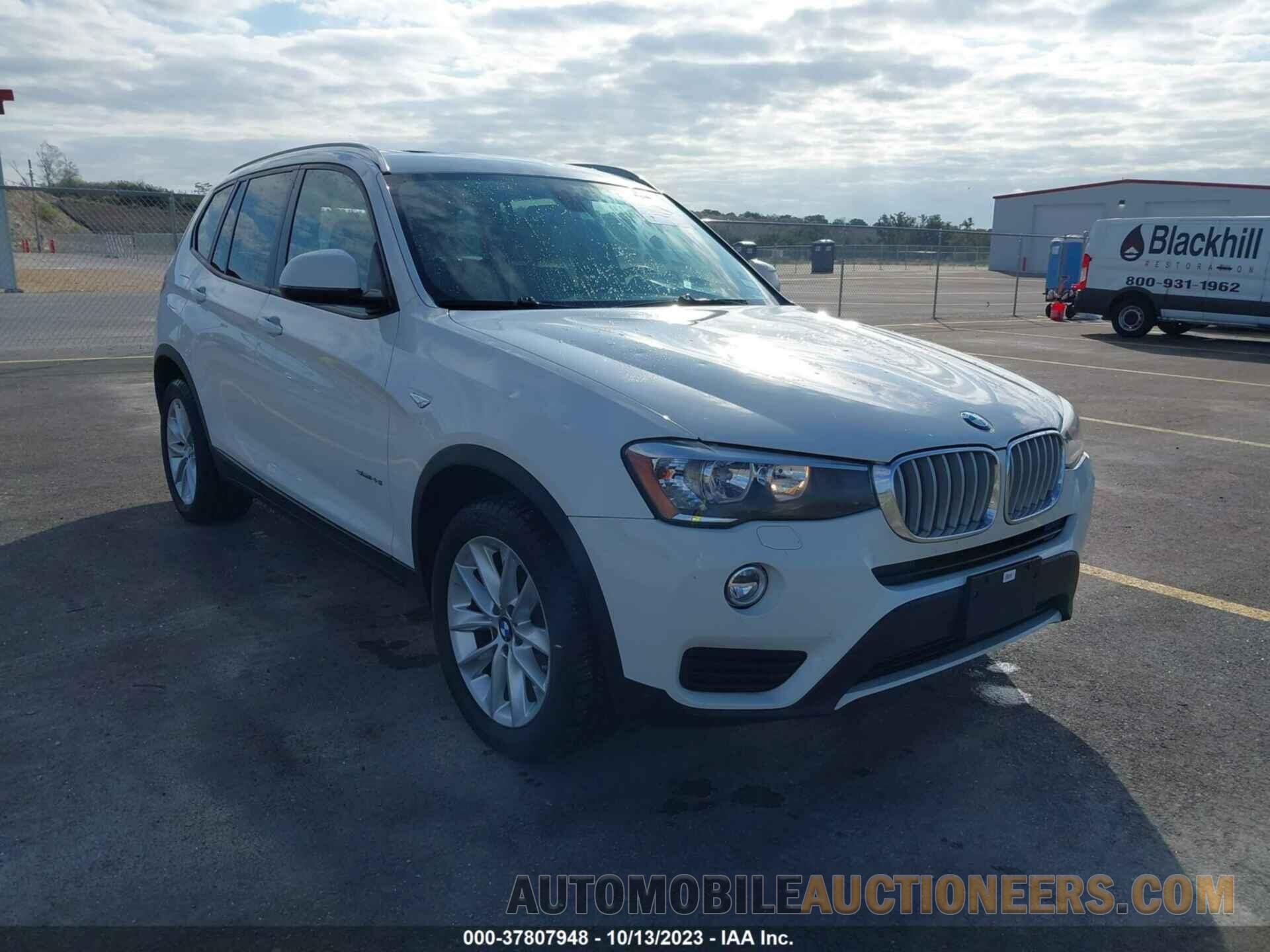 5UXWZ7C30H0V92315 BMW X3 2017