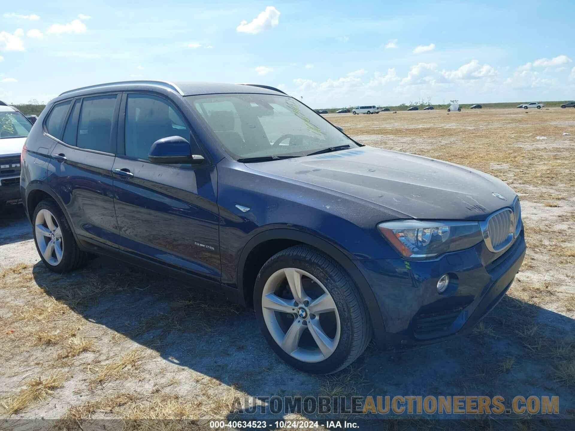 5UXWZ7C30H0V92654 BMW X3 2017