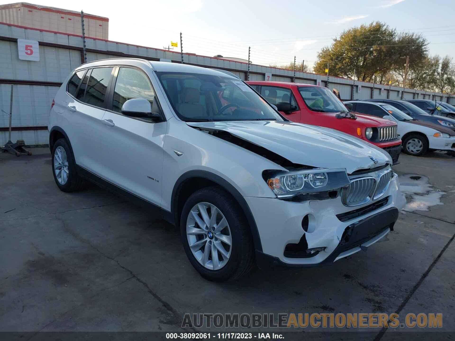 5UXWZ7C30H0X41404 BMW X3 2017