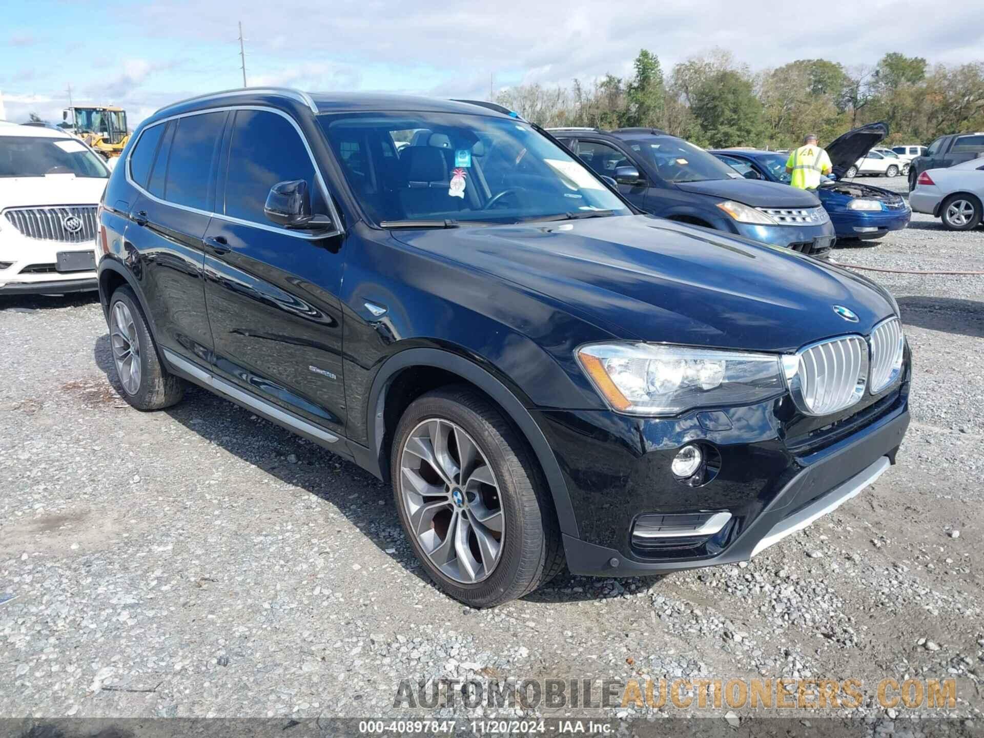 5UXWZ7C30H0X41645 BMW X3 2017