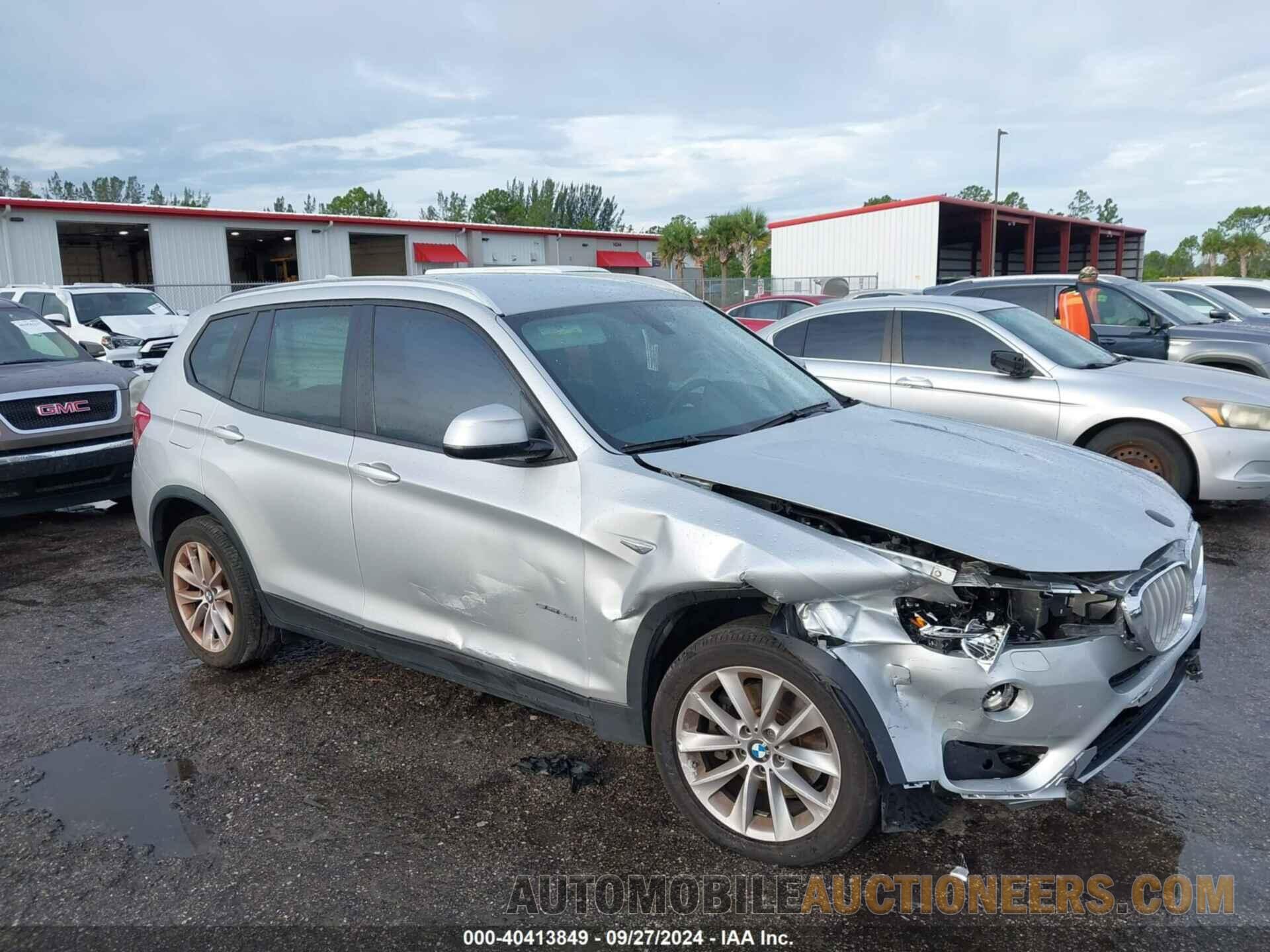 5UXWZ7C30H0X42777 BMW X3 2017