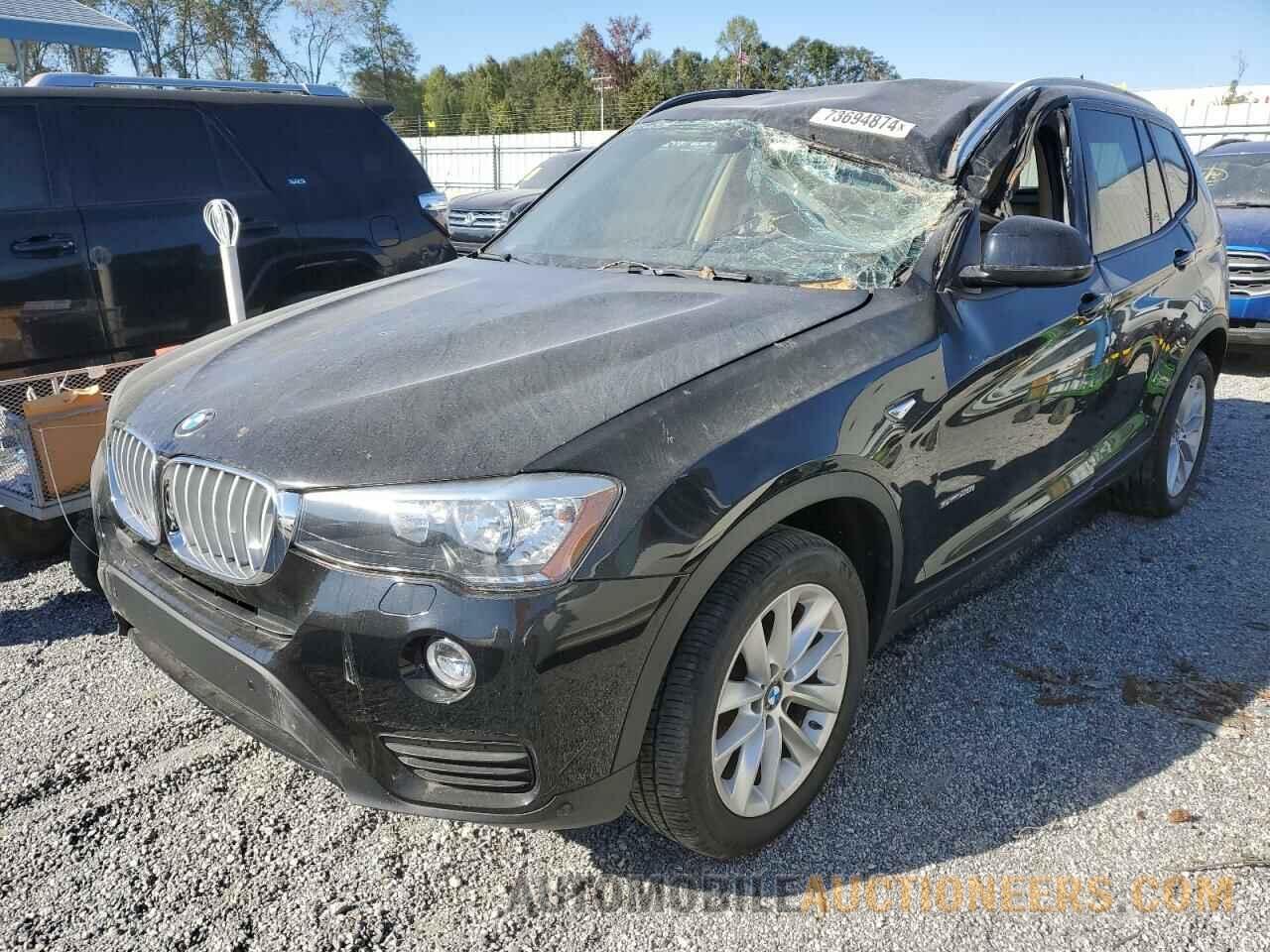 5UXWZ7C31H0V87849 BMW X3 2017