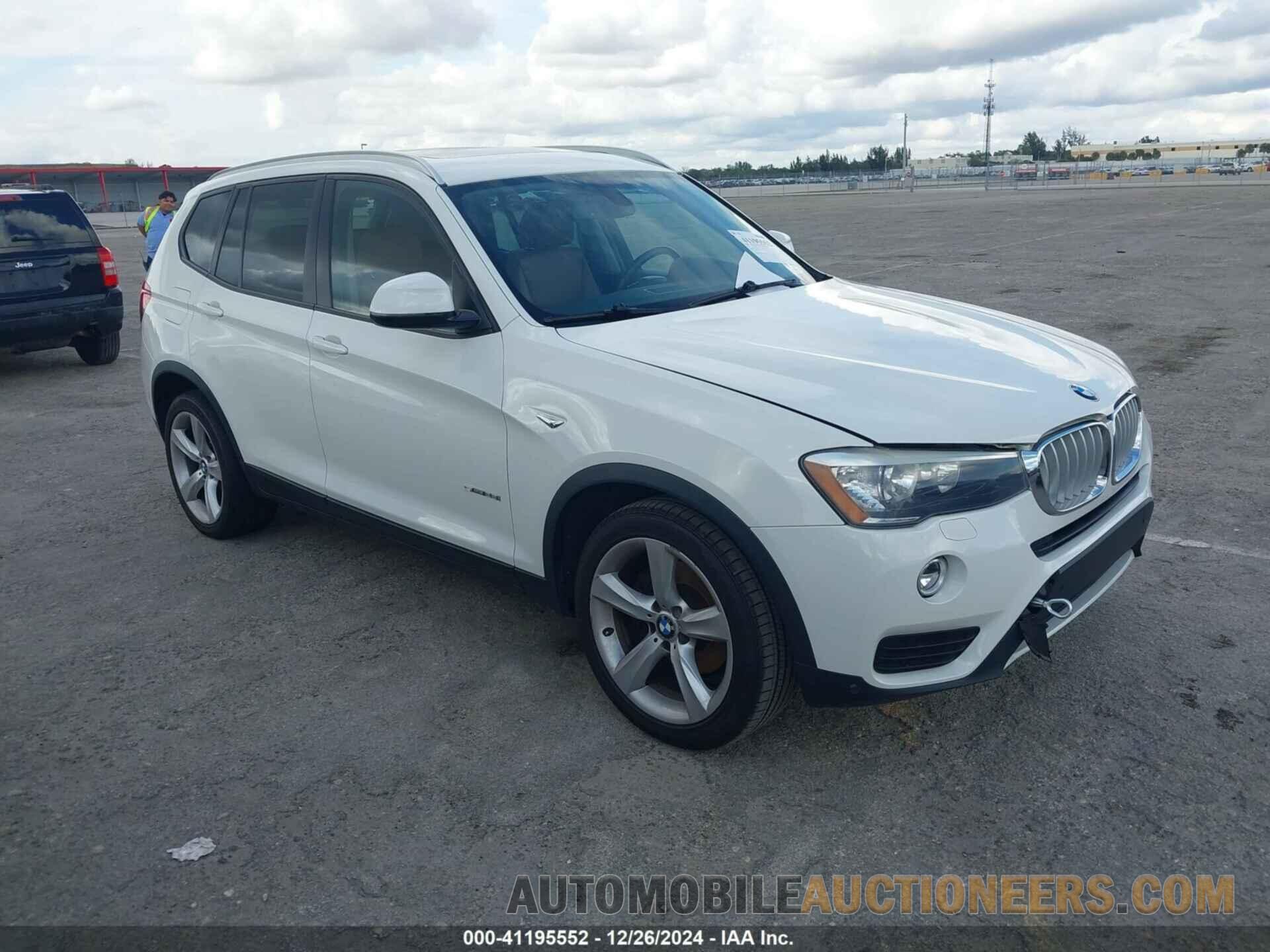 5UXWZ7C31H0V94445 BMW X3 2017