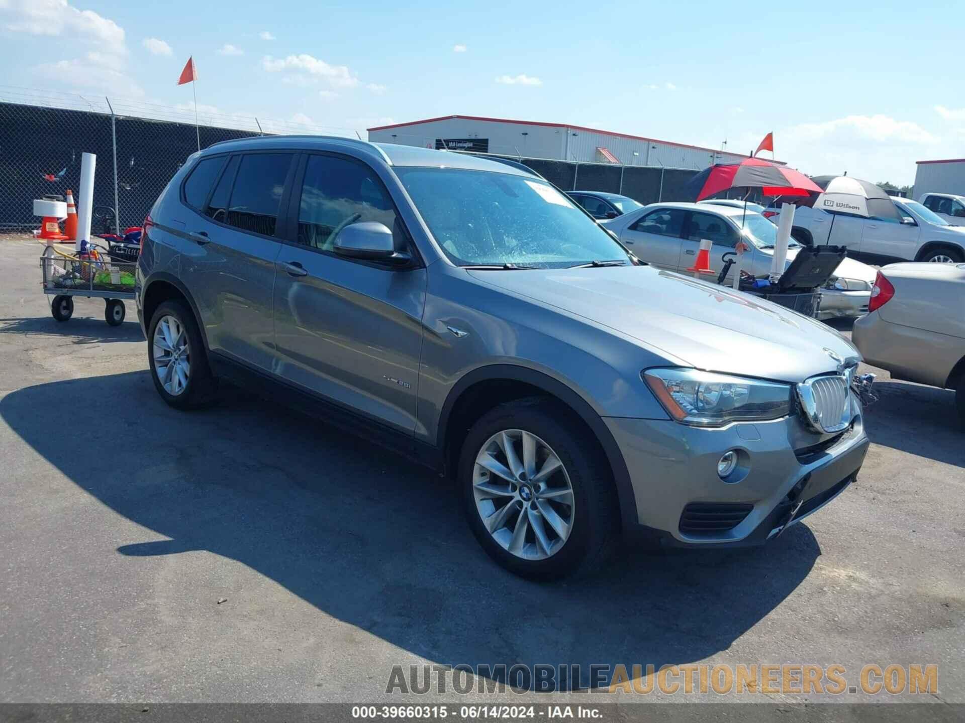 5UXWZ7C31H0X40942 BMW X3 2017