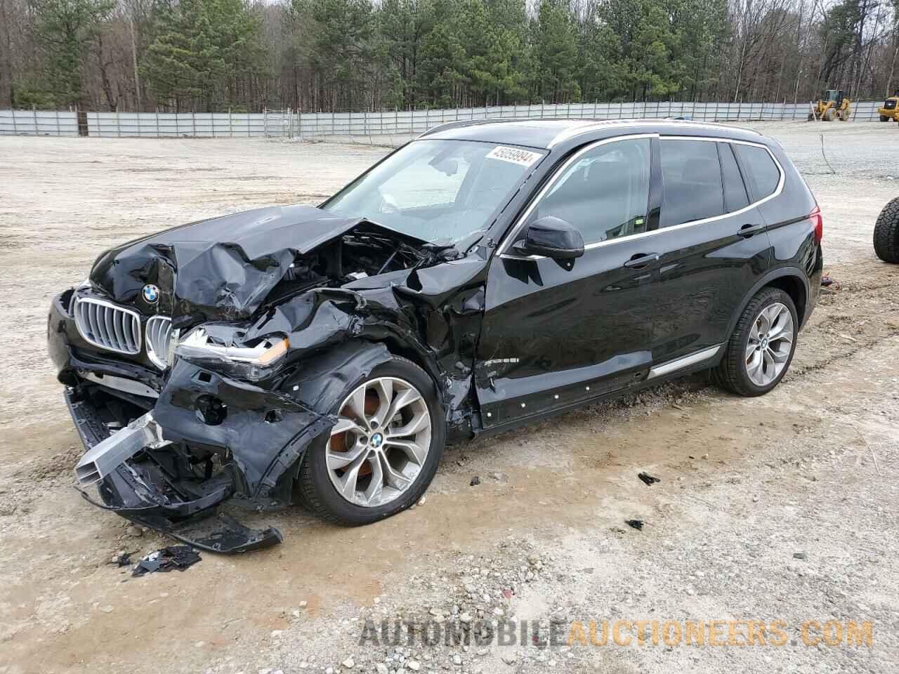 5UXWZ7C31H0X40990 BMW X3 2017