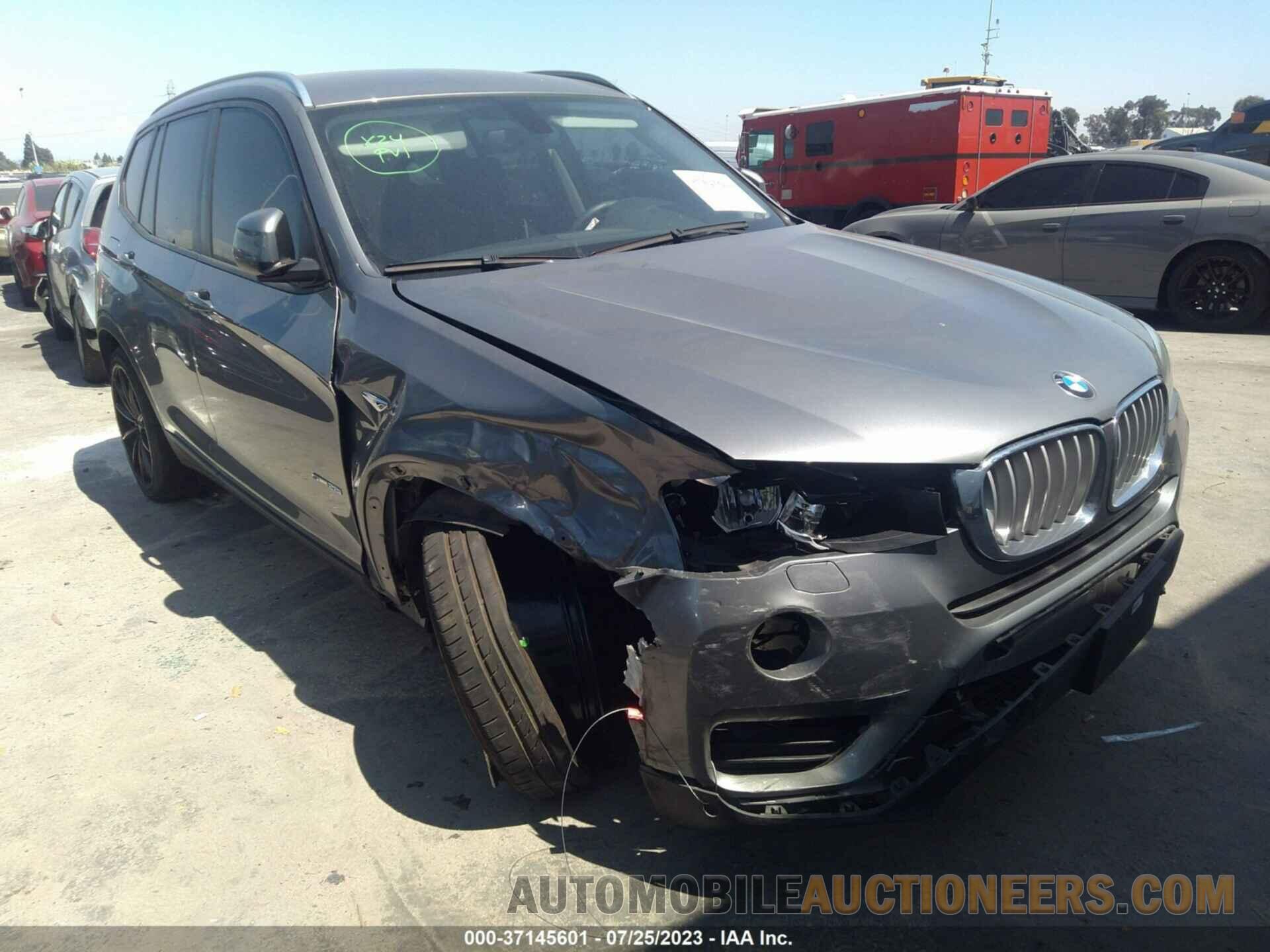 5UXWZ7C31H0X41878 BMW X3 2017