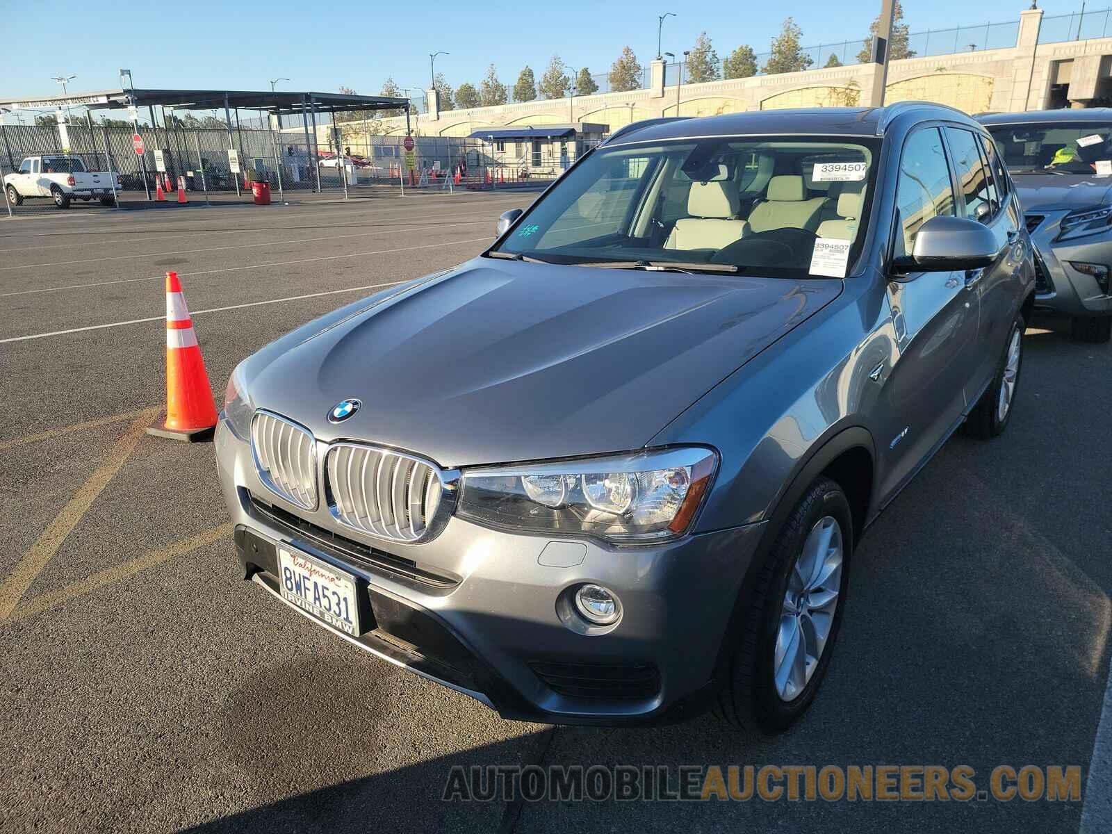 5UXWZ7C31H0X42318 BMW X3 2017