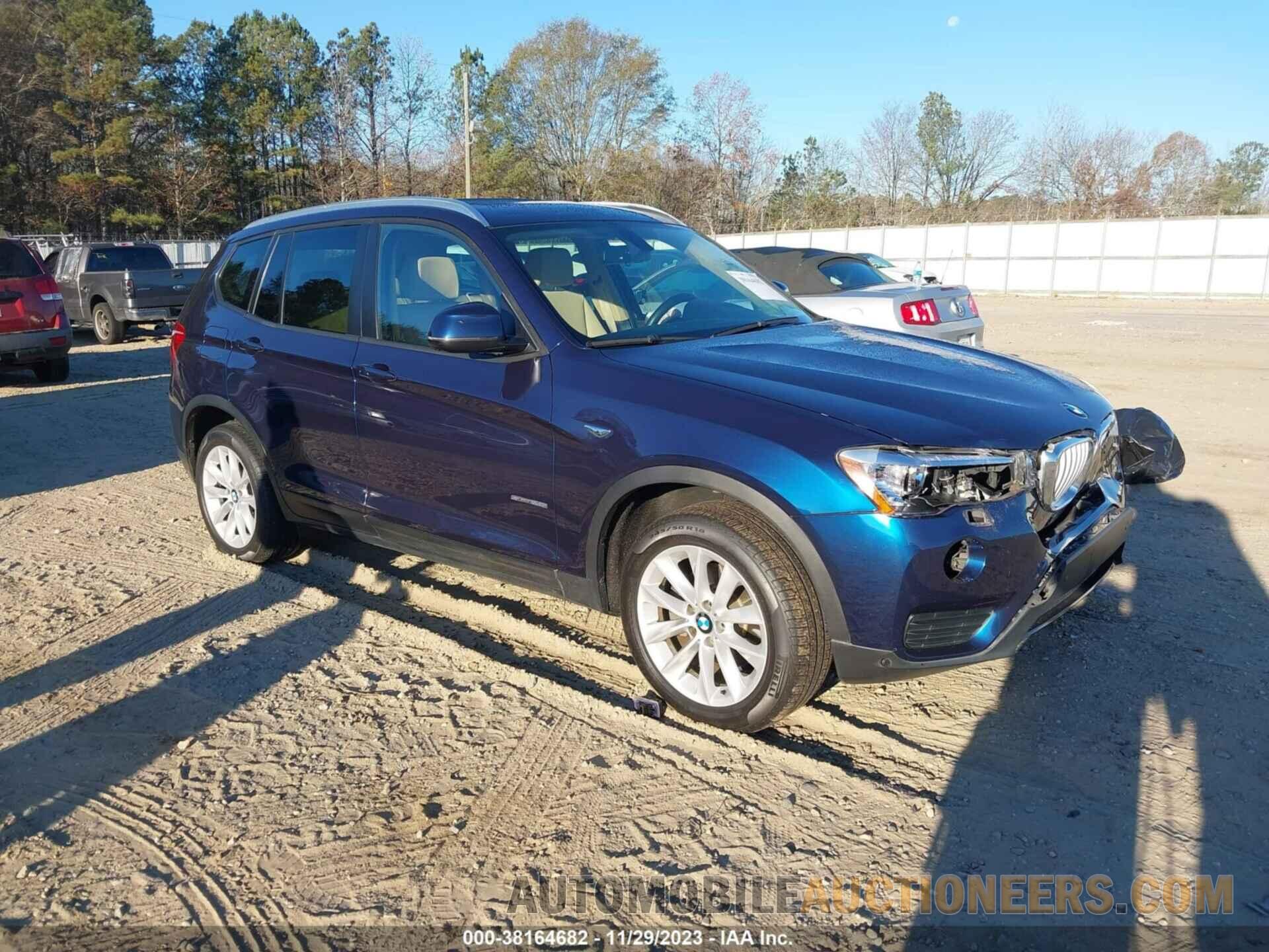 5UXWZ7C31H0X42738 BMW X3 2017