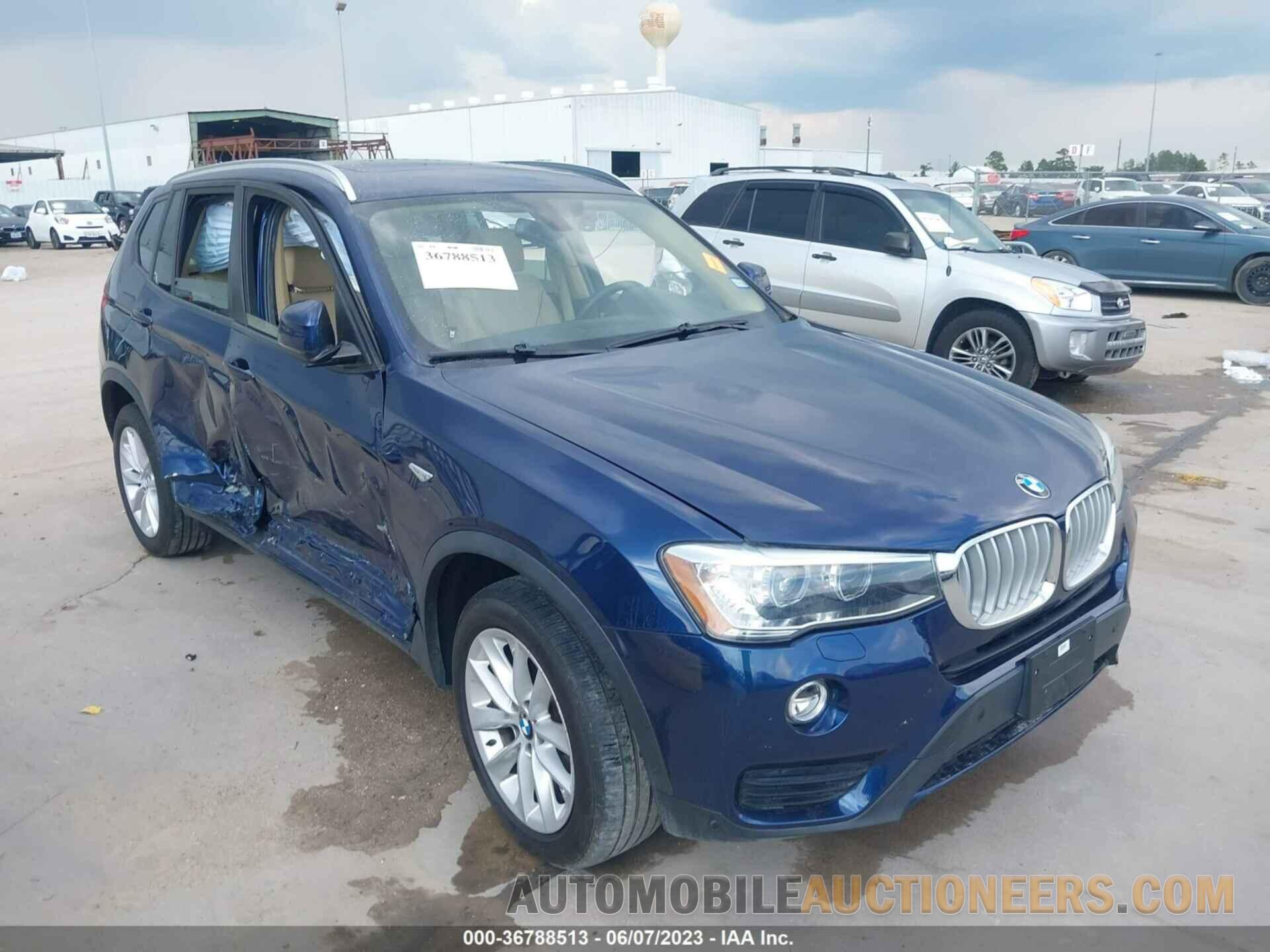 5UXWZ7C32H0V89187 BMW X3 2017