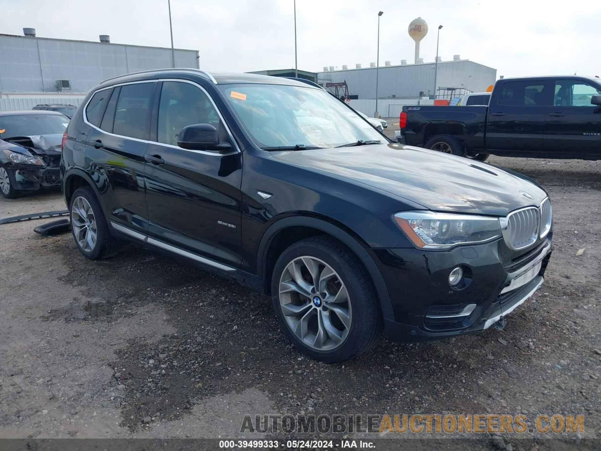 5UXWZ7C32H0X40481 BMW X3 2017