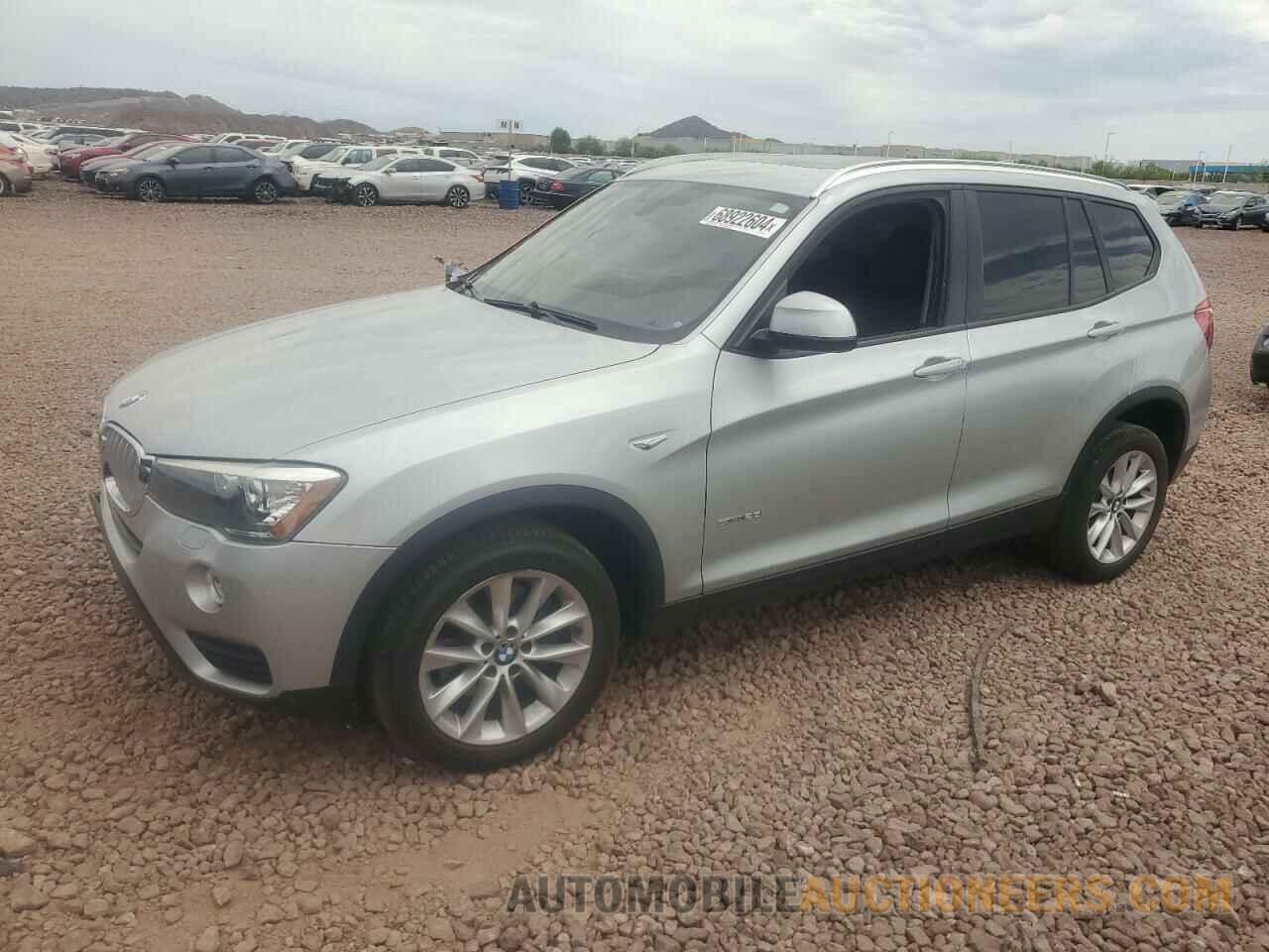 5UXWZ7C32H0X41629 BMW X3 2017