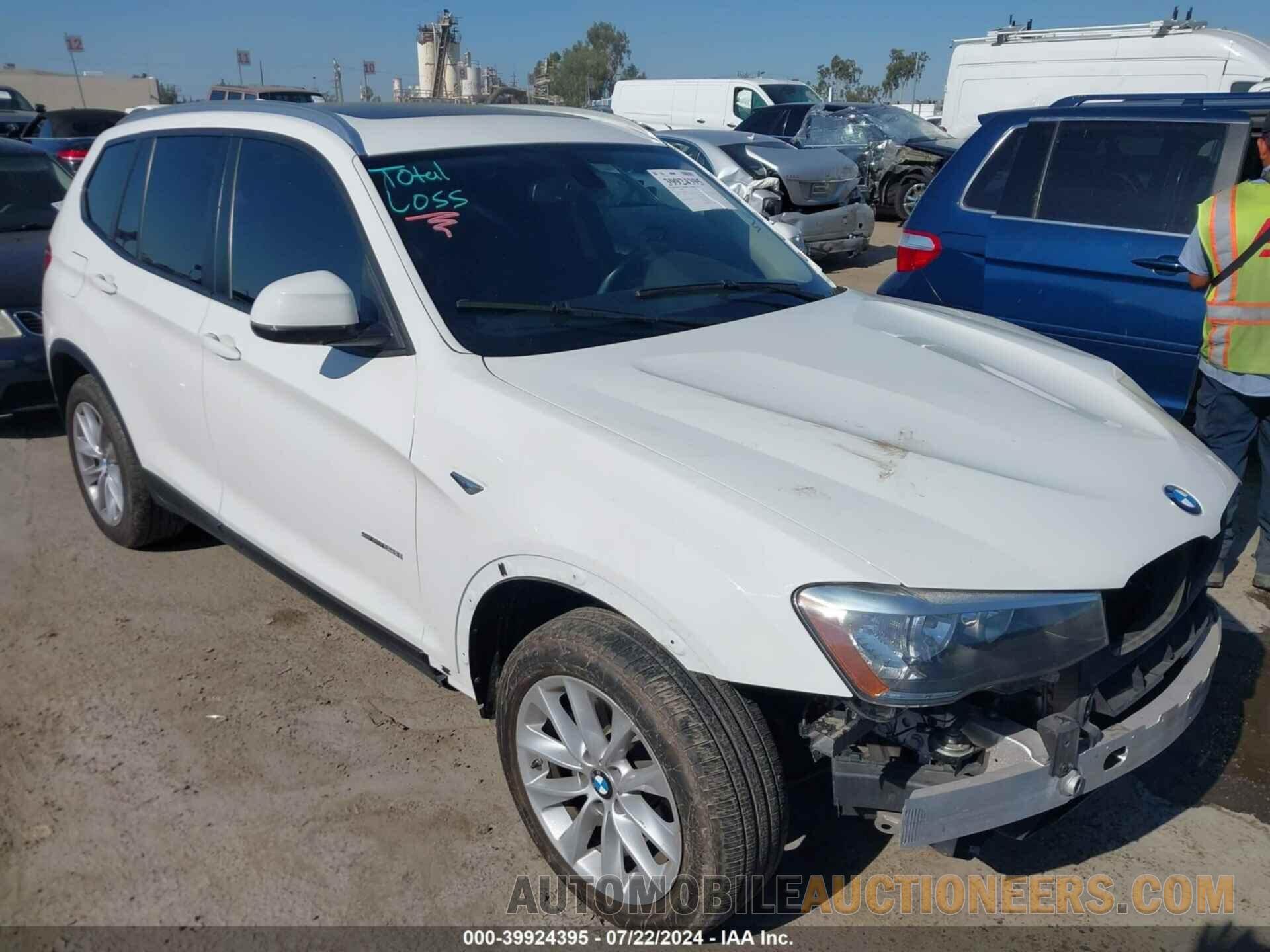 5UXWZ7C32H0X42733 BMW X3 2017