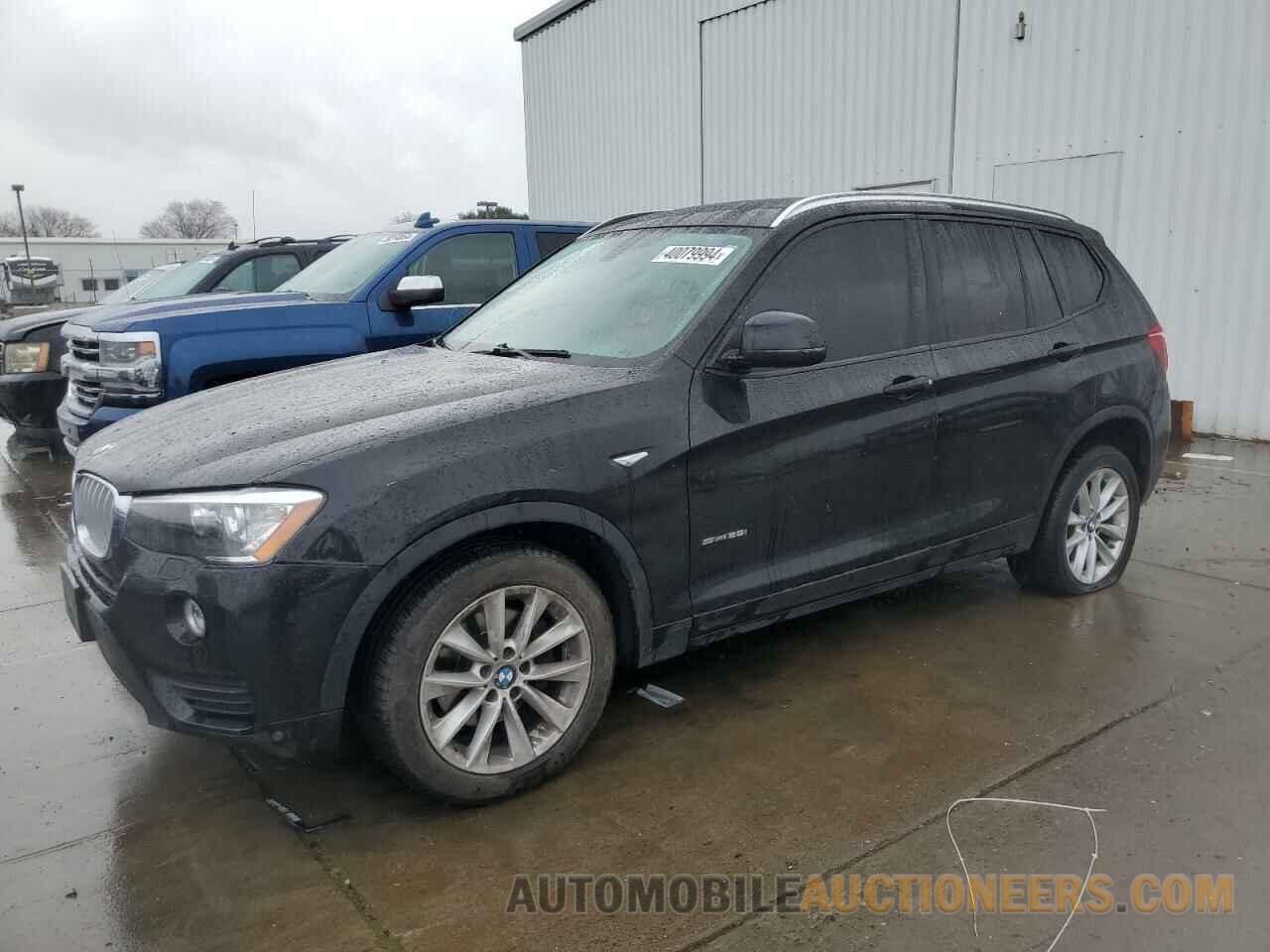 5UXWZ7C33H0V86816 BMW X3 2017