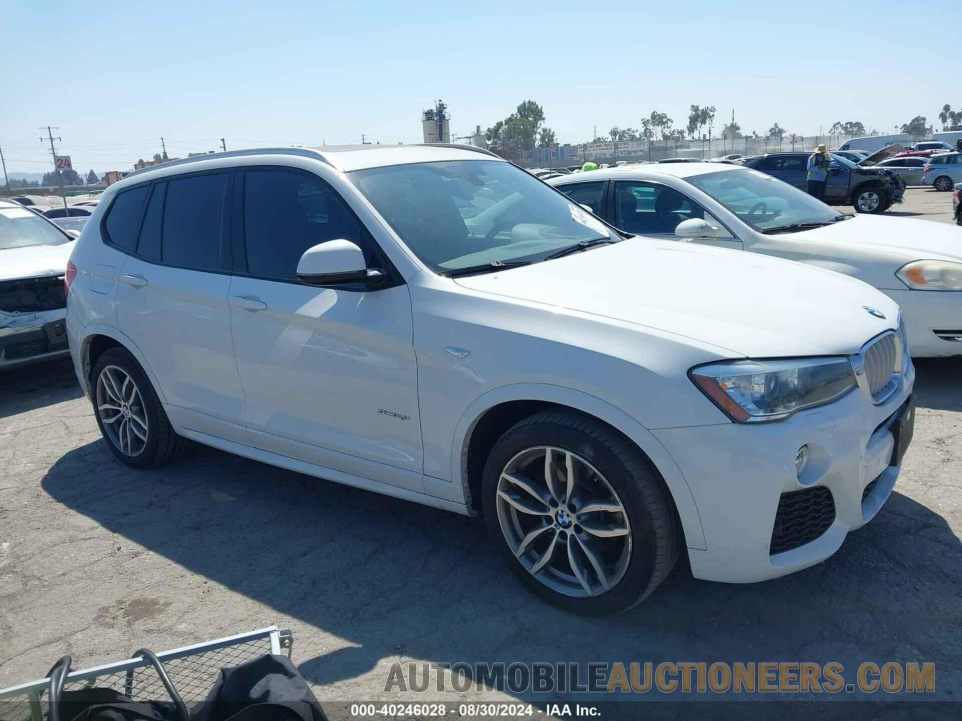 5UXWZ7C33H0V87805 BMW X3 2017