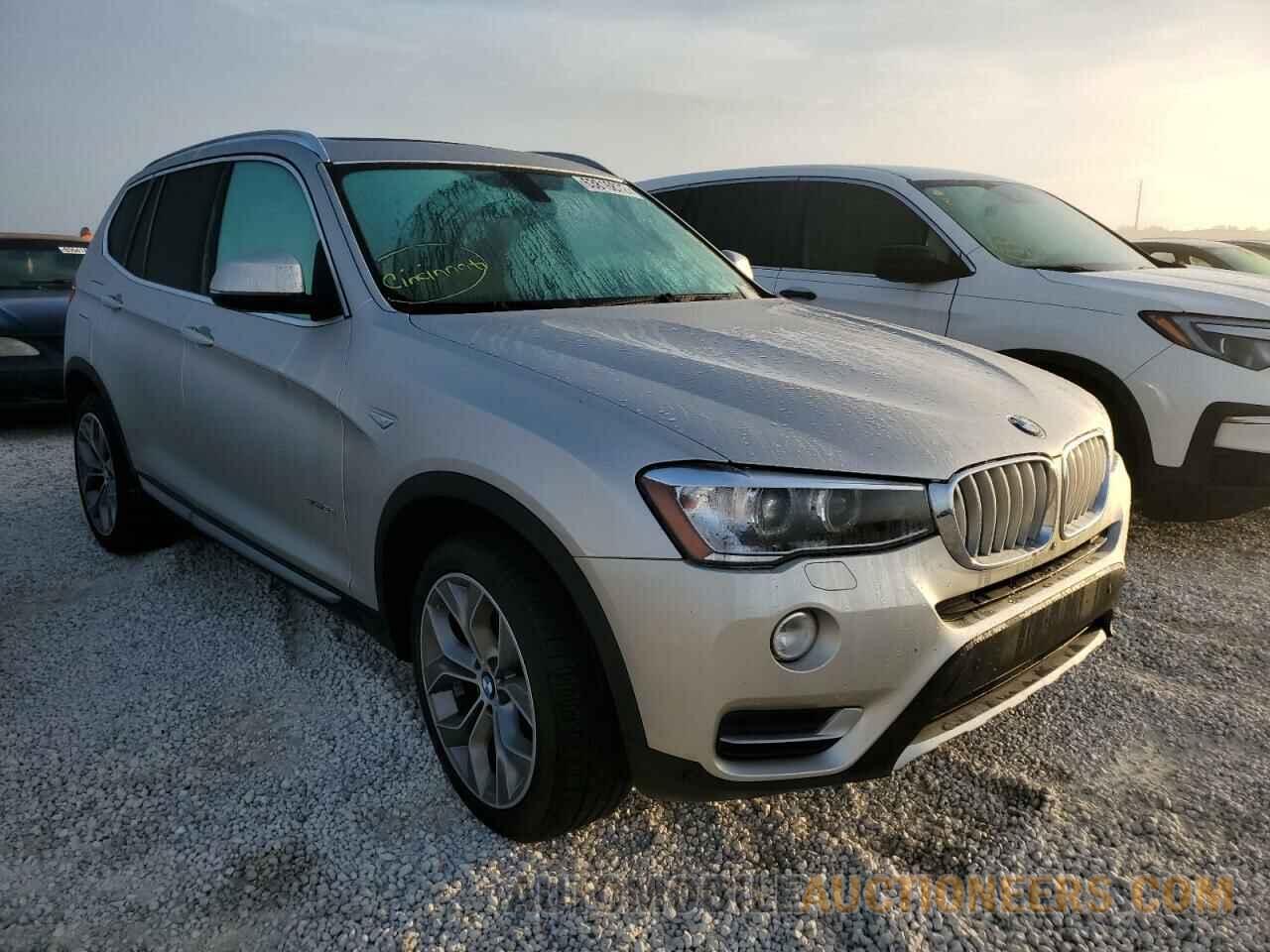 5UXWZ7C33H0V87822 BMW X3 2017