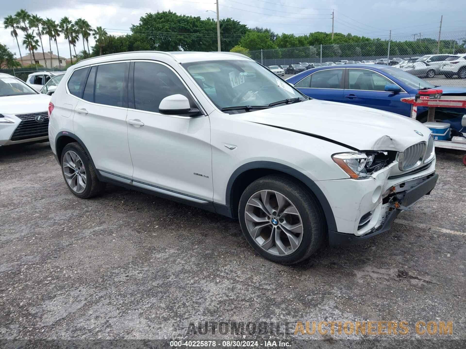 5UXWZ7C33H0V91076 BMW X3 2017