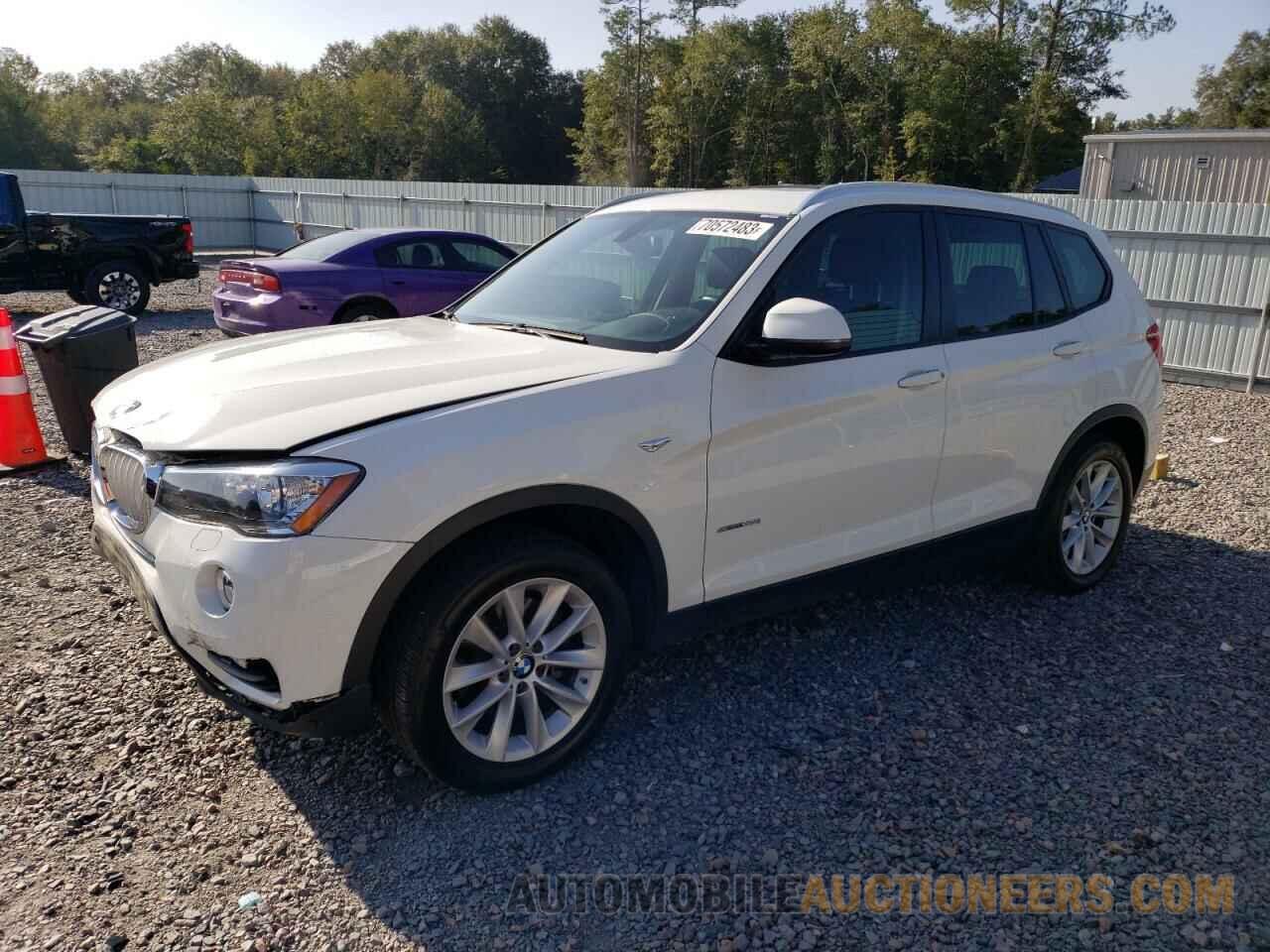 5UXWZ7C33H0V93345 BMW X3 2017