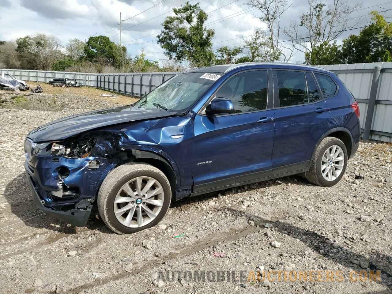 5UXWZ7C33H0V93717 BMW X3 2017