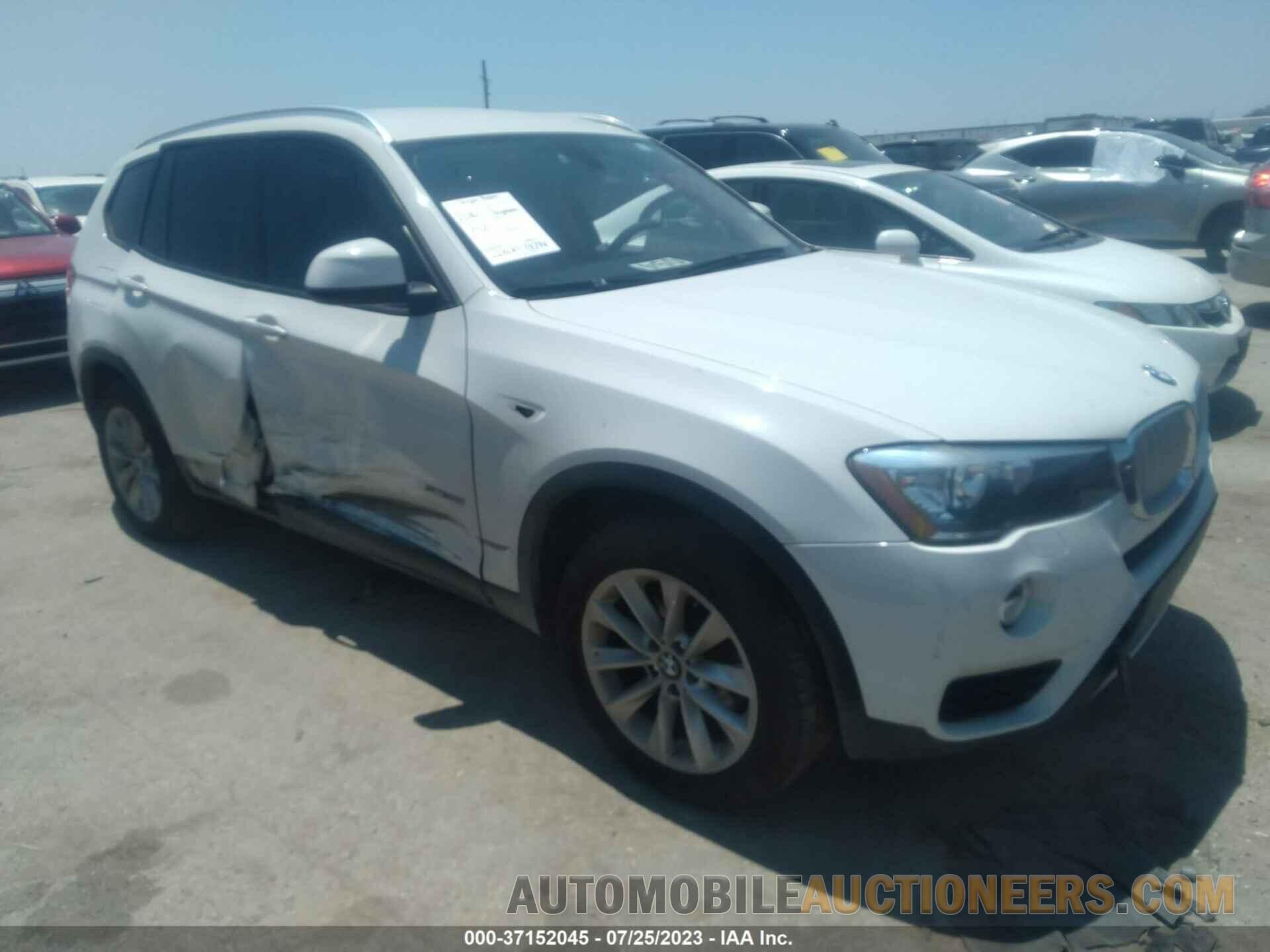 5UXWZ7C34H0V94567 BMW X3 2017