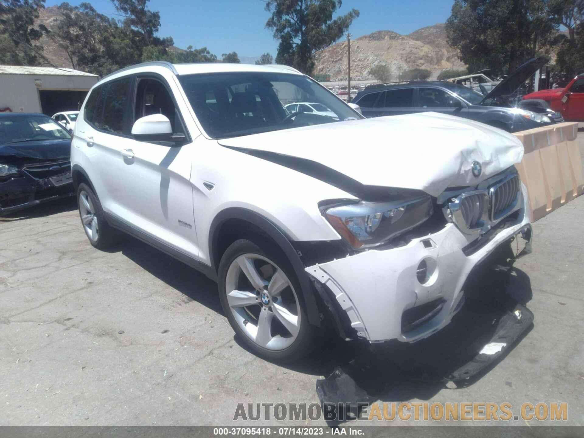 5UXWZ7C34H0X40305 BMW X3 2017