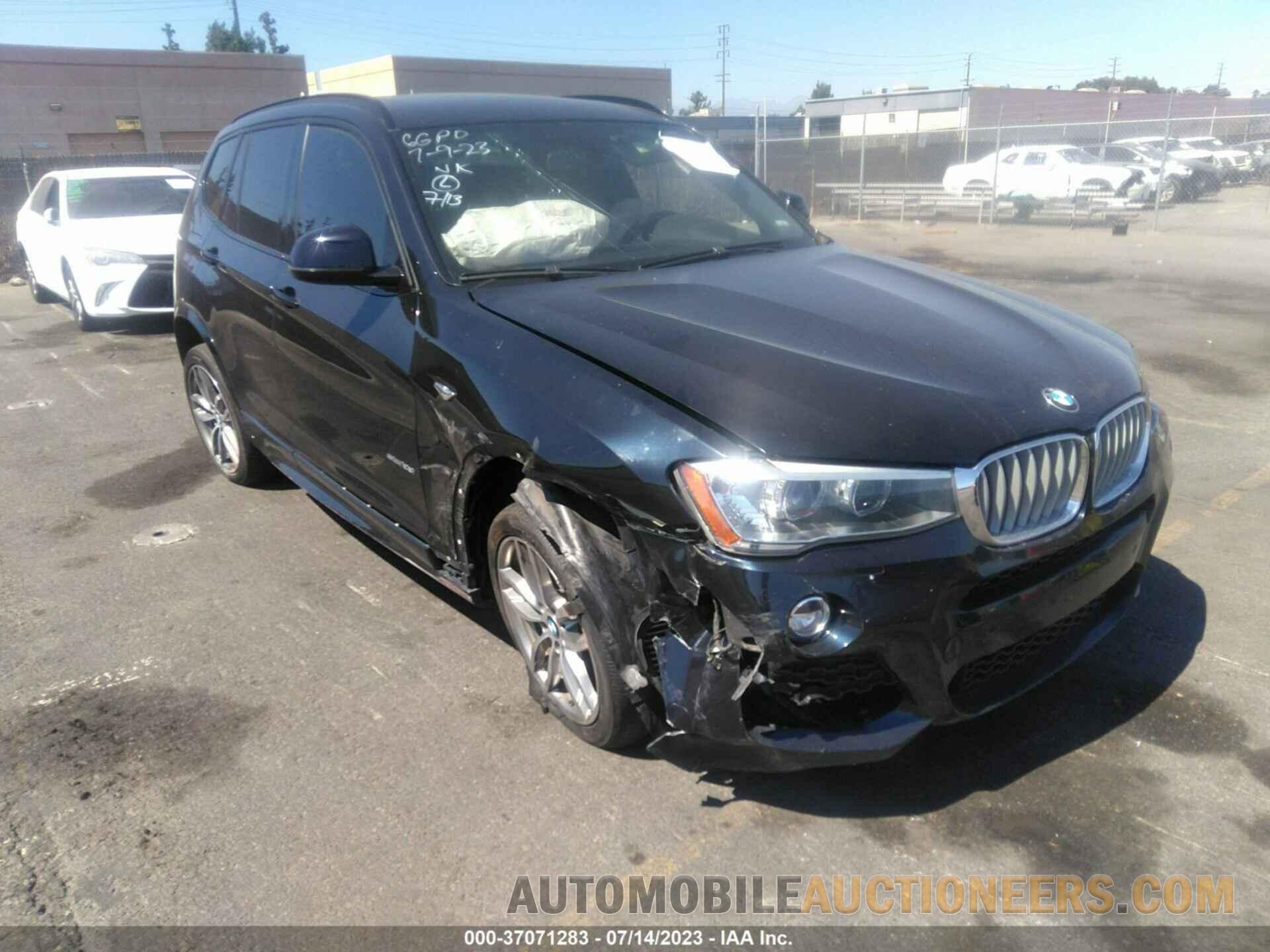 5UXWZ7C35H0V88695 BMW X3 2017