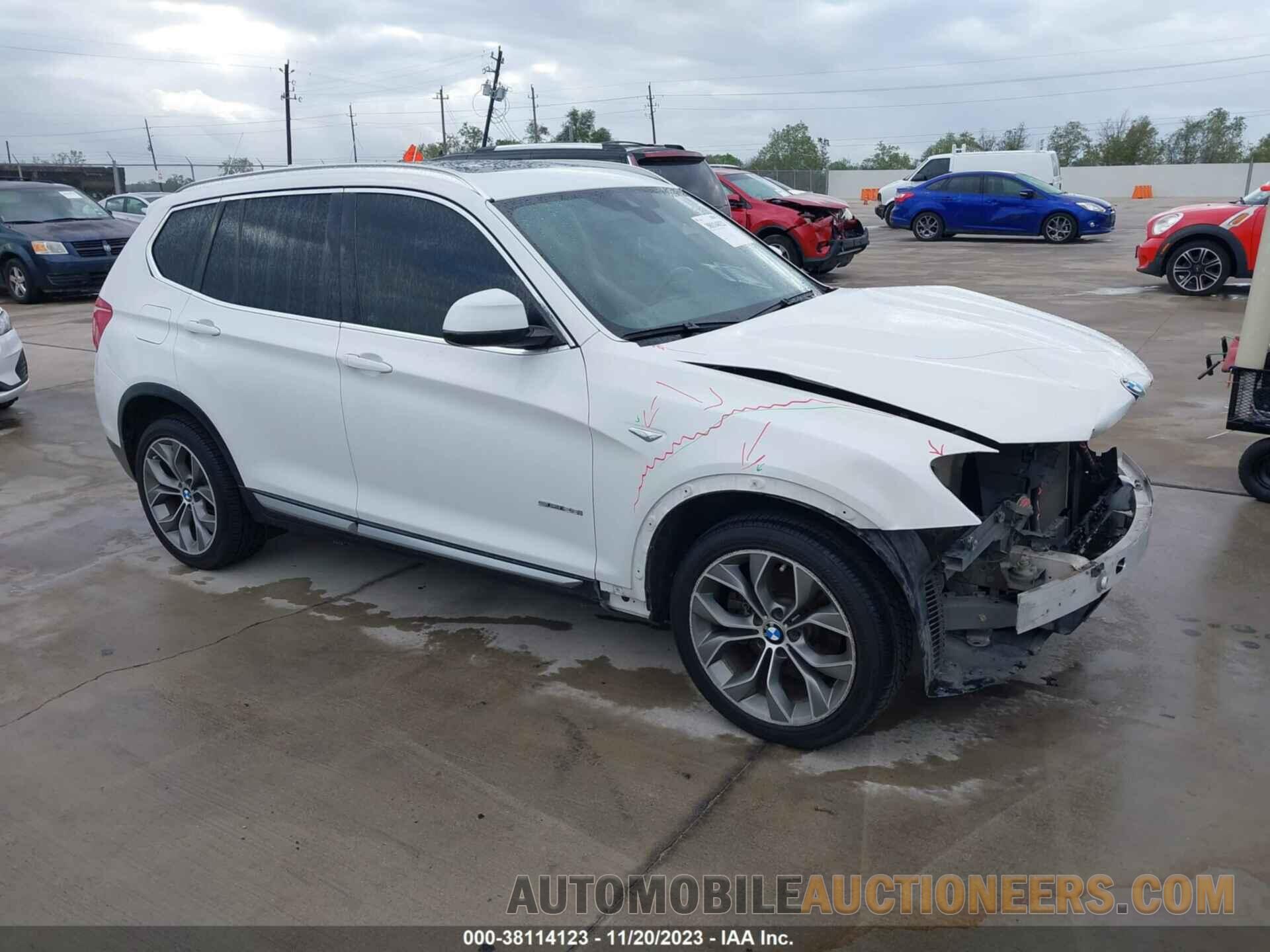 5UXWZ7C35H0V89538 BMW X3 2017