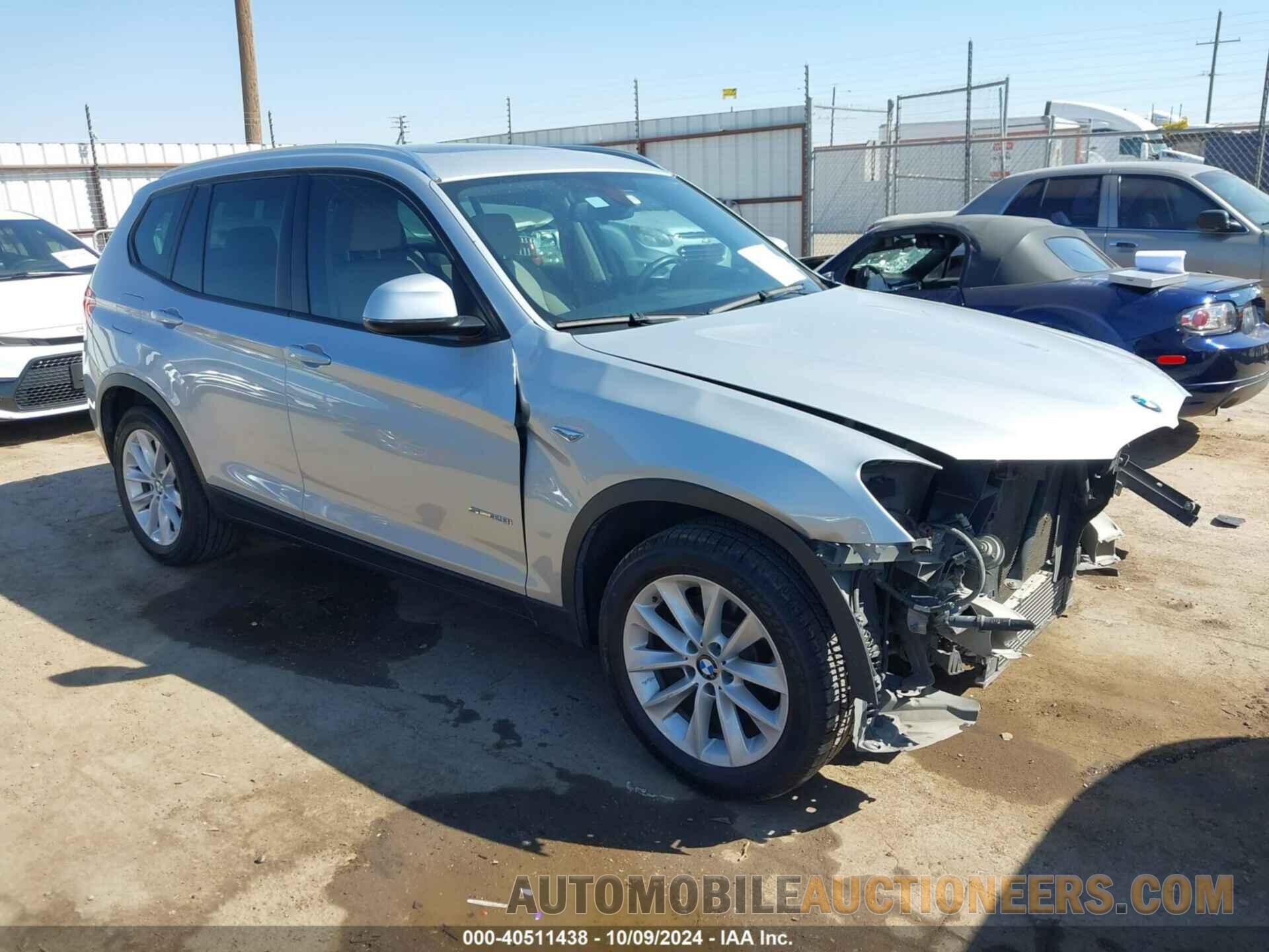 5UXWZ7C35H0V91077 BMW X3 2017