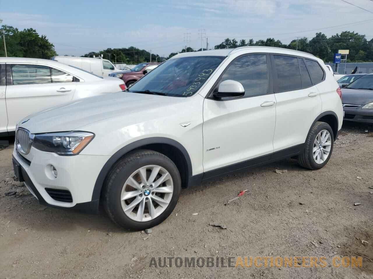 5UXWZ7C35H0V92374 BMW X3 2017