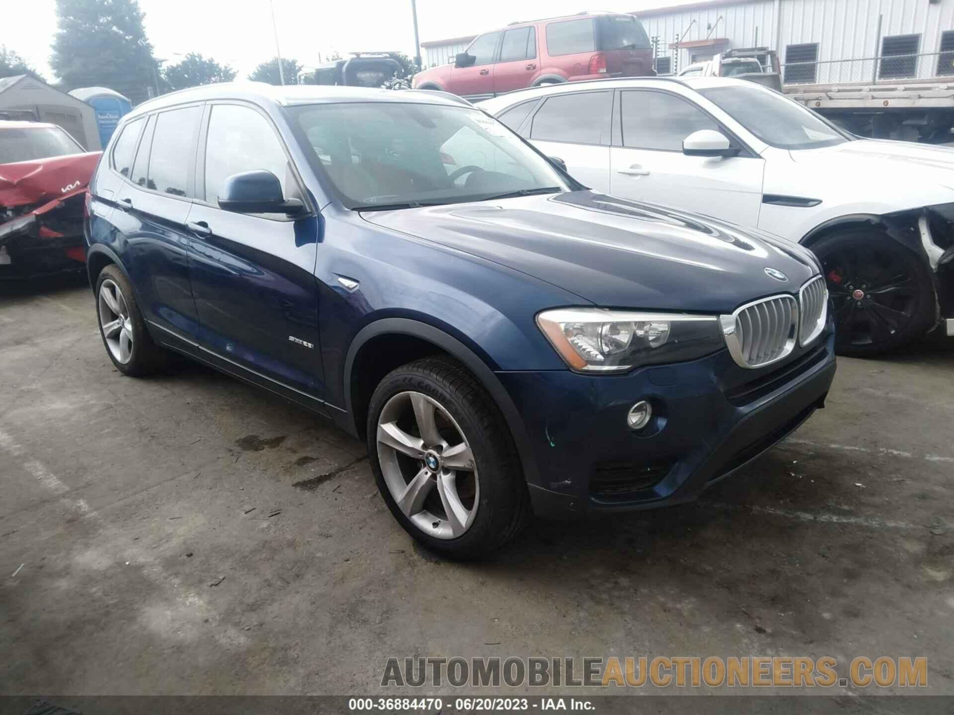 5UXWZ7C35H0X39065 BMW X3 2017