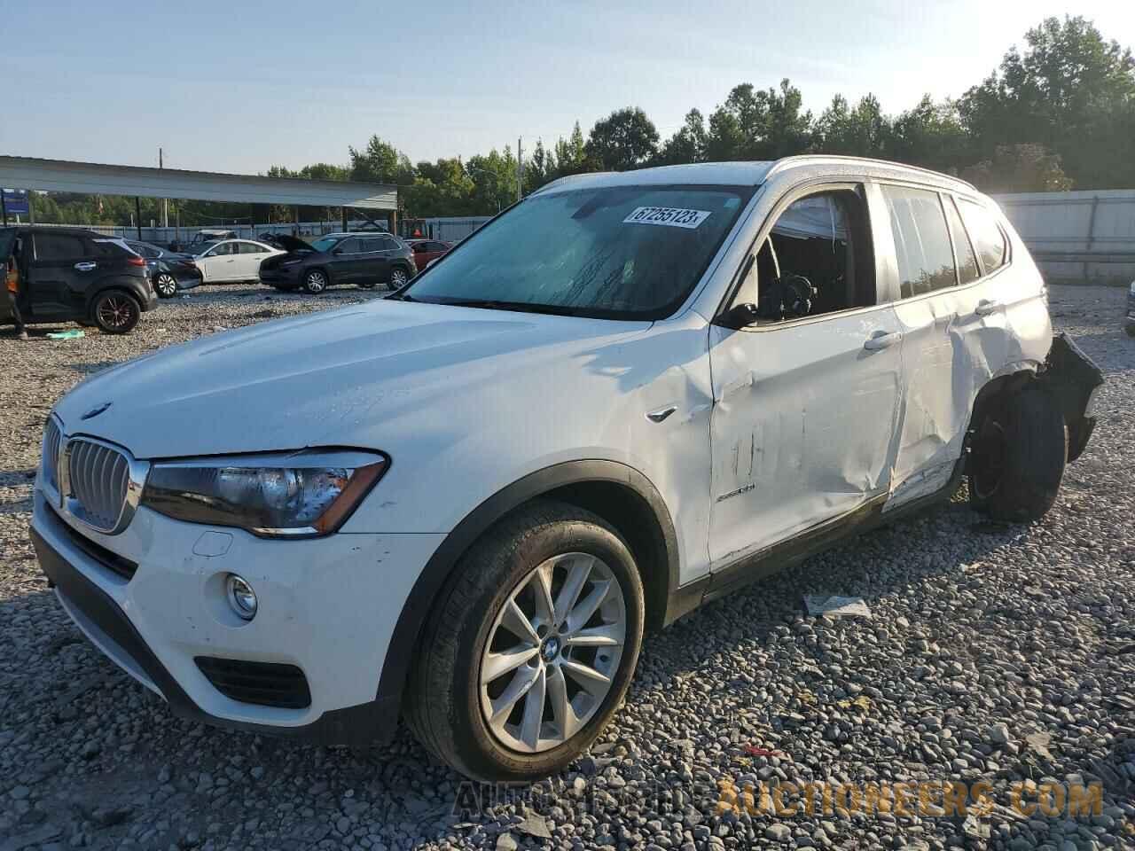 5UXWZ7C35H0X39504 BMW X3 2017