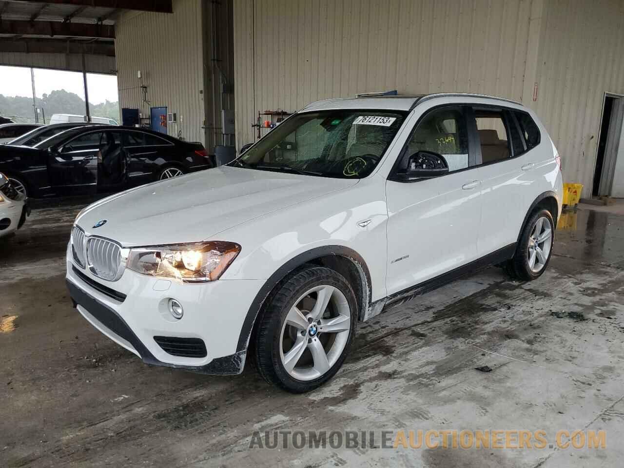 5UXWZ7C35H0X40698 BMW X3 2017