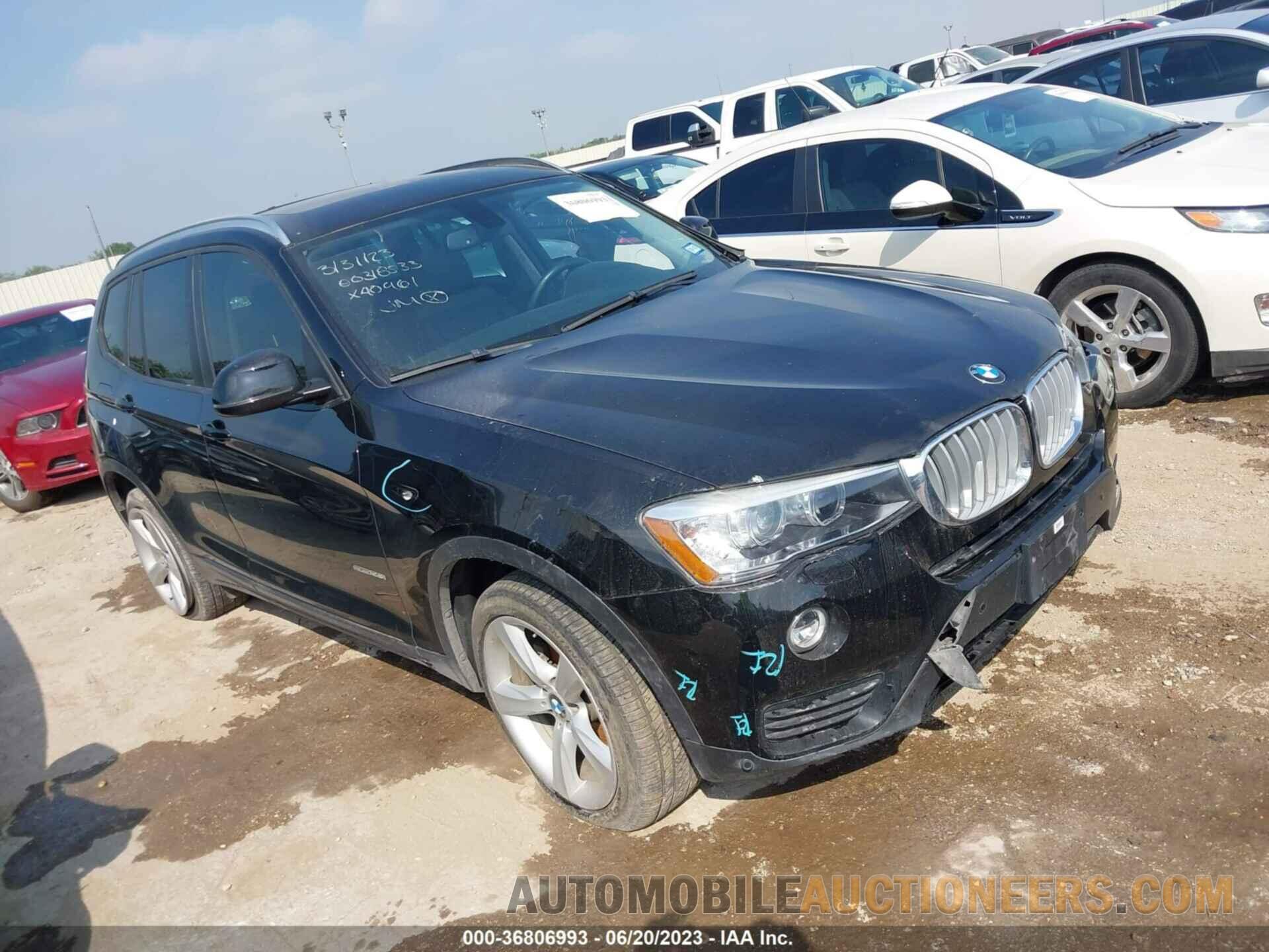 5UXWZ7C35H0X40961 BMW X3 2017