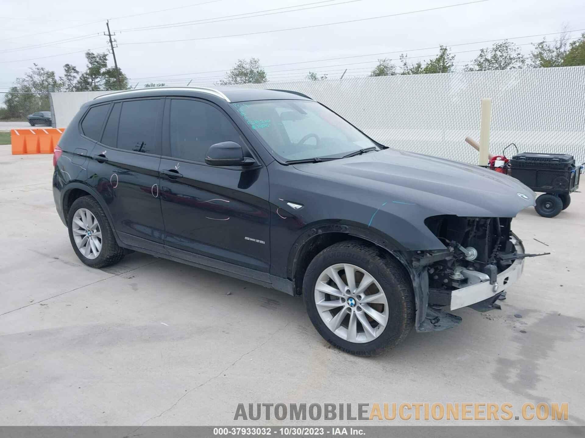 5UXWZ7C35H0X41169 BMW X3 2017