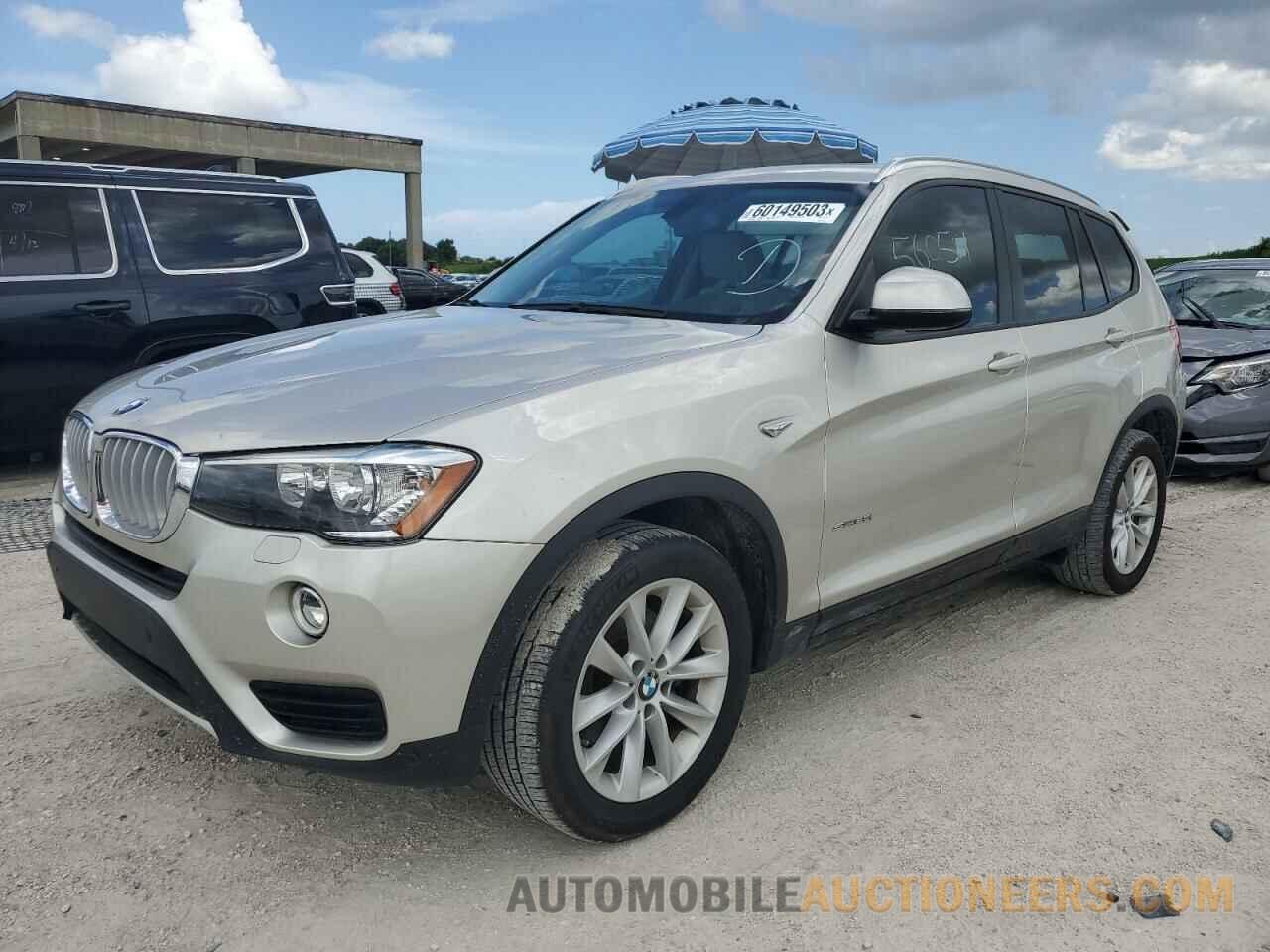 5UXWZ7C35H0X41513 BMW X3 2017