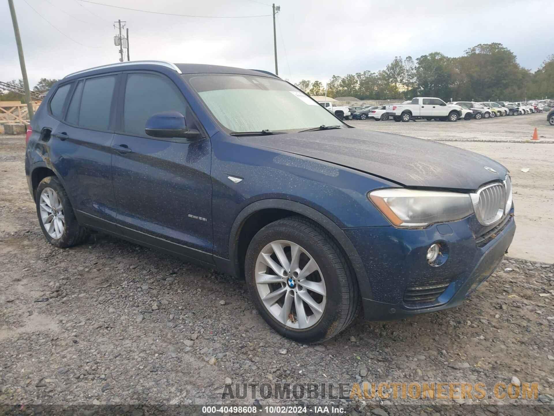 5UXWZ7C35H0X41852 BMW X3 2017